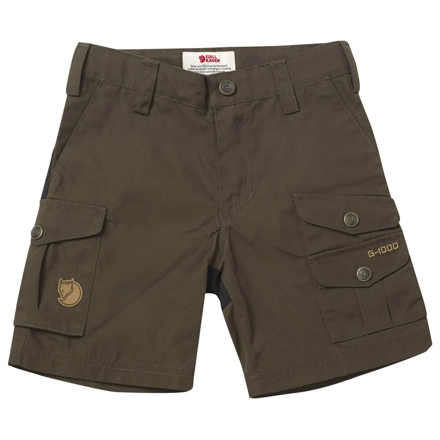 Детски къси панталони Fjällräven Kid's Vidda Shorts - Dark Olive
