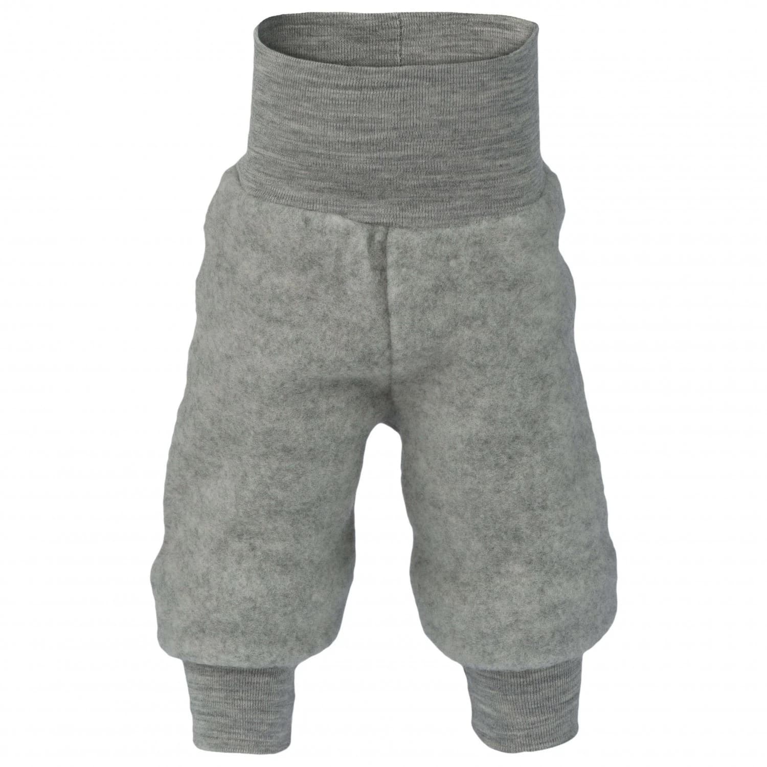 Поларен панталон Engel Baby Hose mit Nabelbund Fleece trousers - Hellgrau Melange