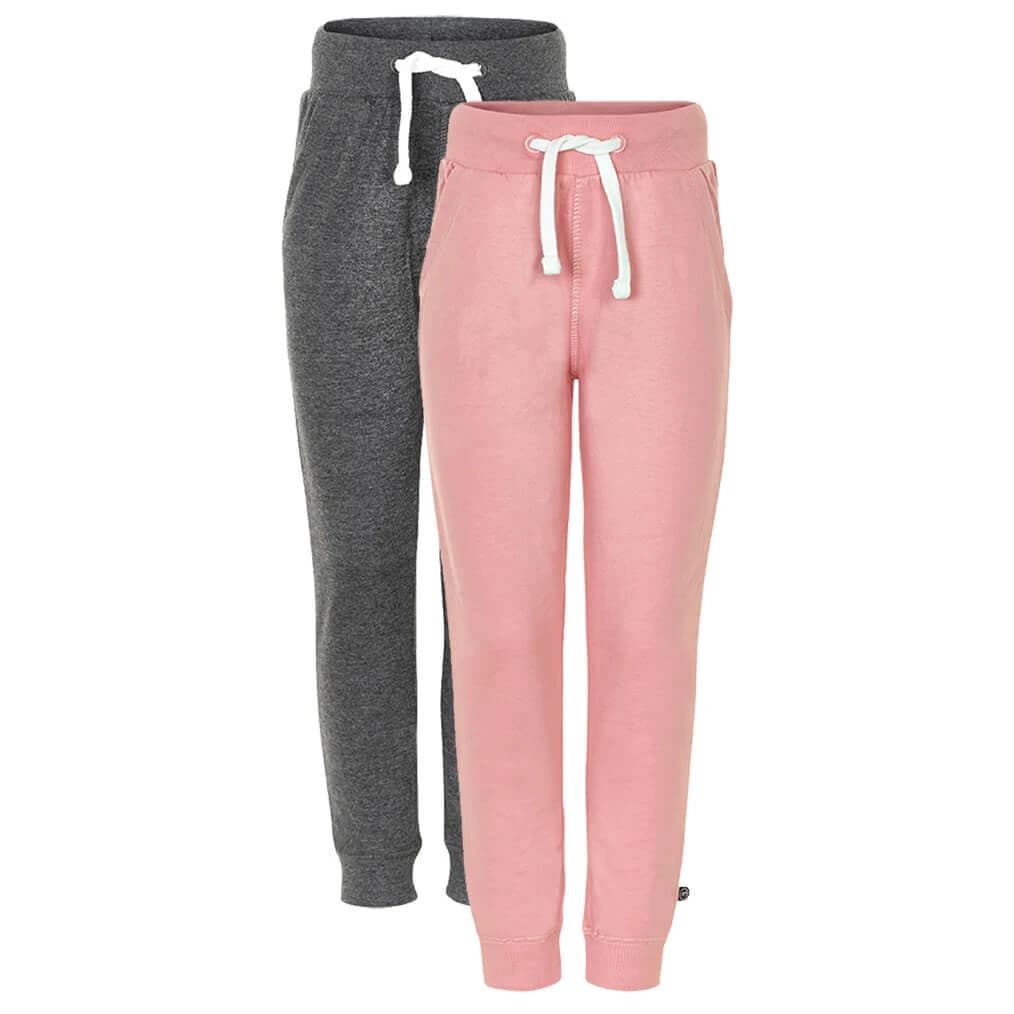 Детски анцунг долнище Minymo Kid's Basic 37 Sweat Pants (2-Pack) Tracksuit trousers - Blusher