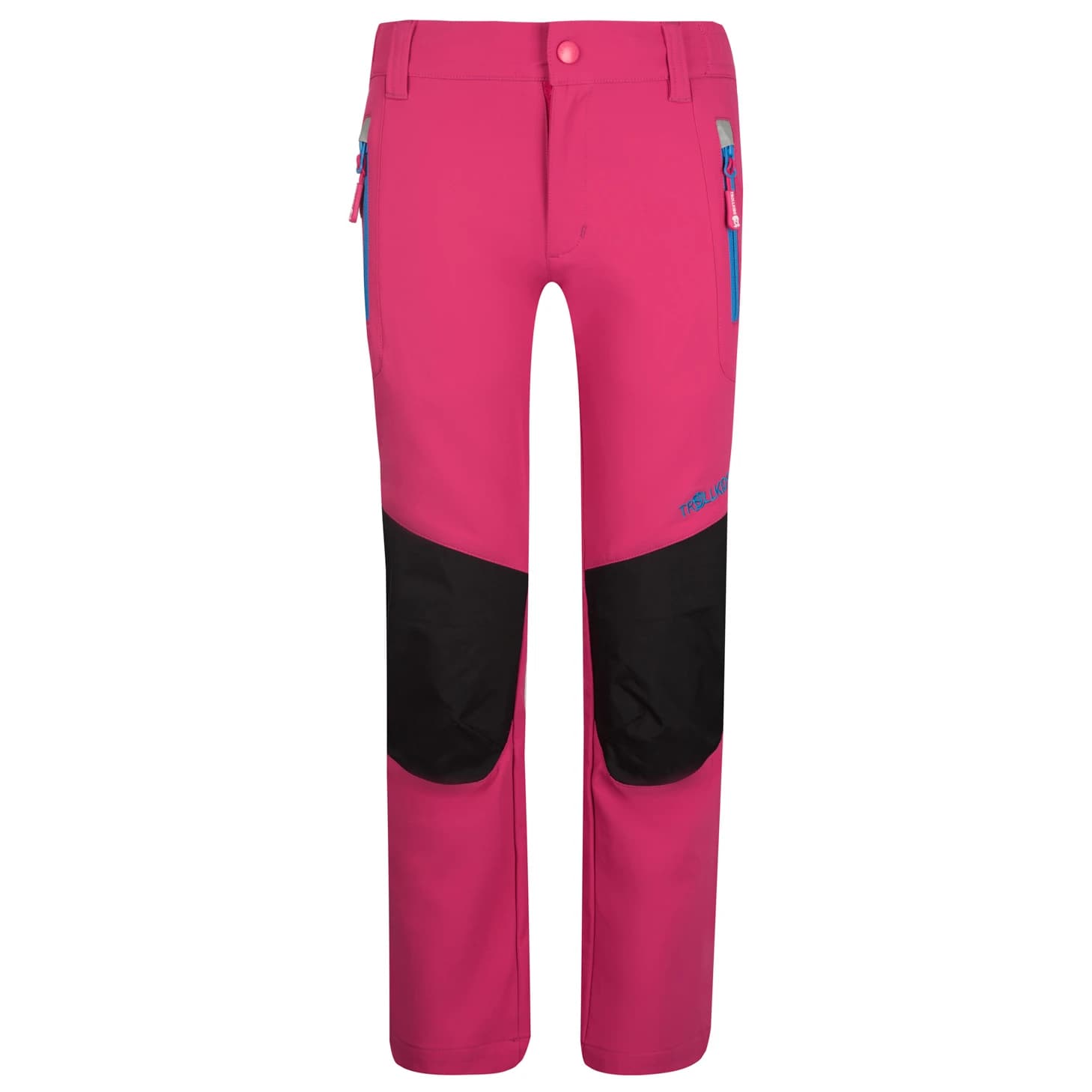 Детски туристически панталон Trollkids Kid's Lysefjord Pants Softshell trousers - Magenta