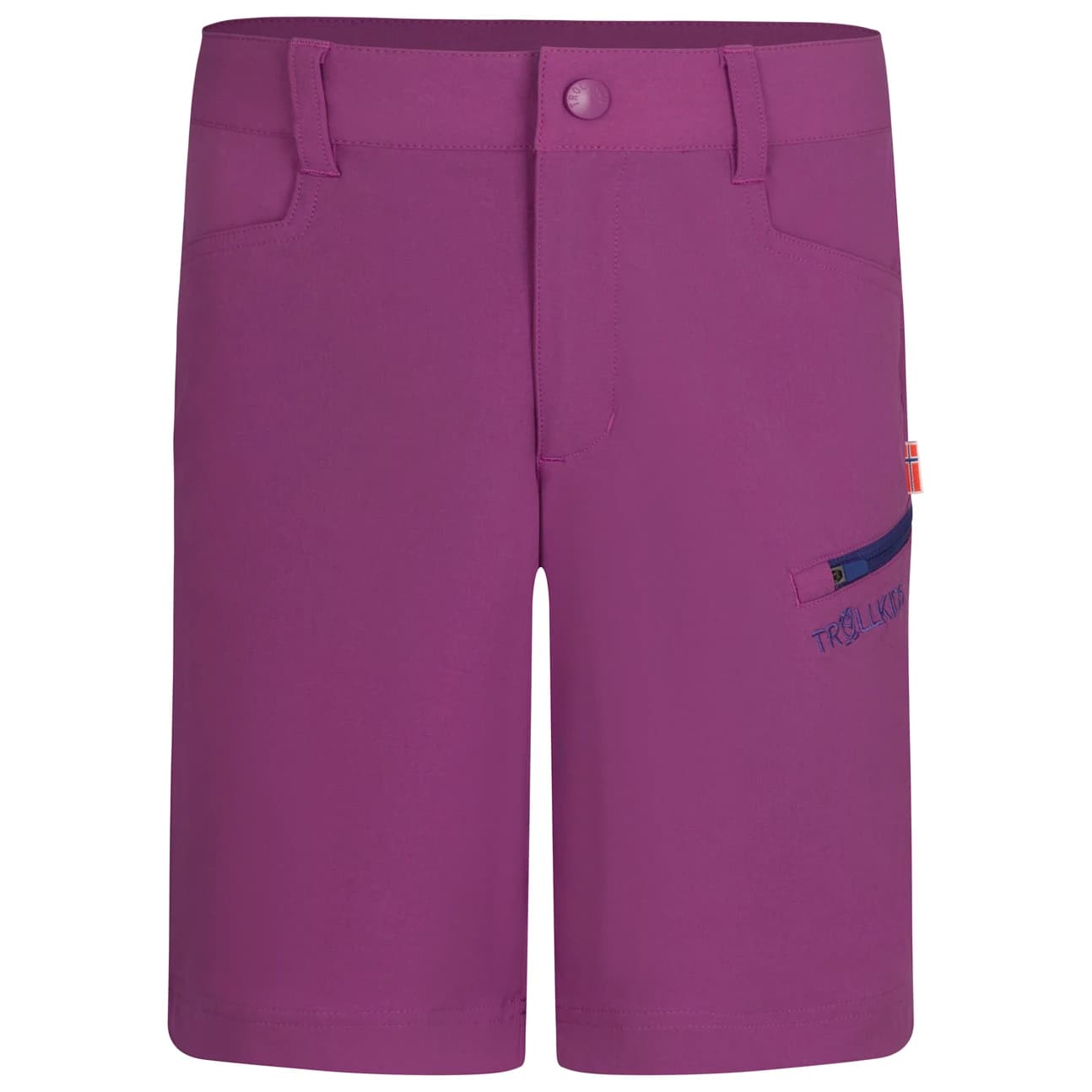 Детски къси панталони Trollkids Kid's Haugesund Shorts - Mallow Pink / Violet Blue