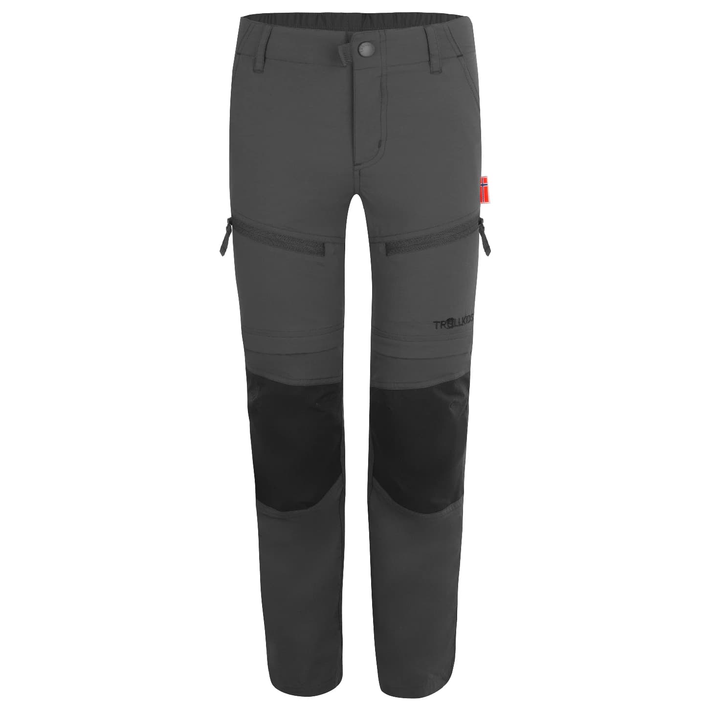Детски панталон със свалящи крачоли Trollkids Kid's Nordfjord Zip-Off Pants Walking trousers - Anthracite