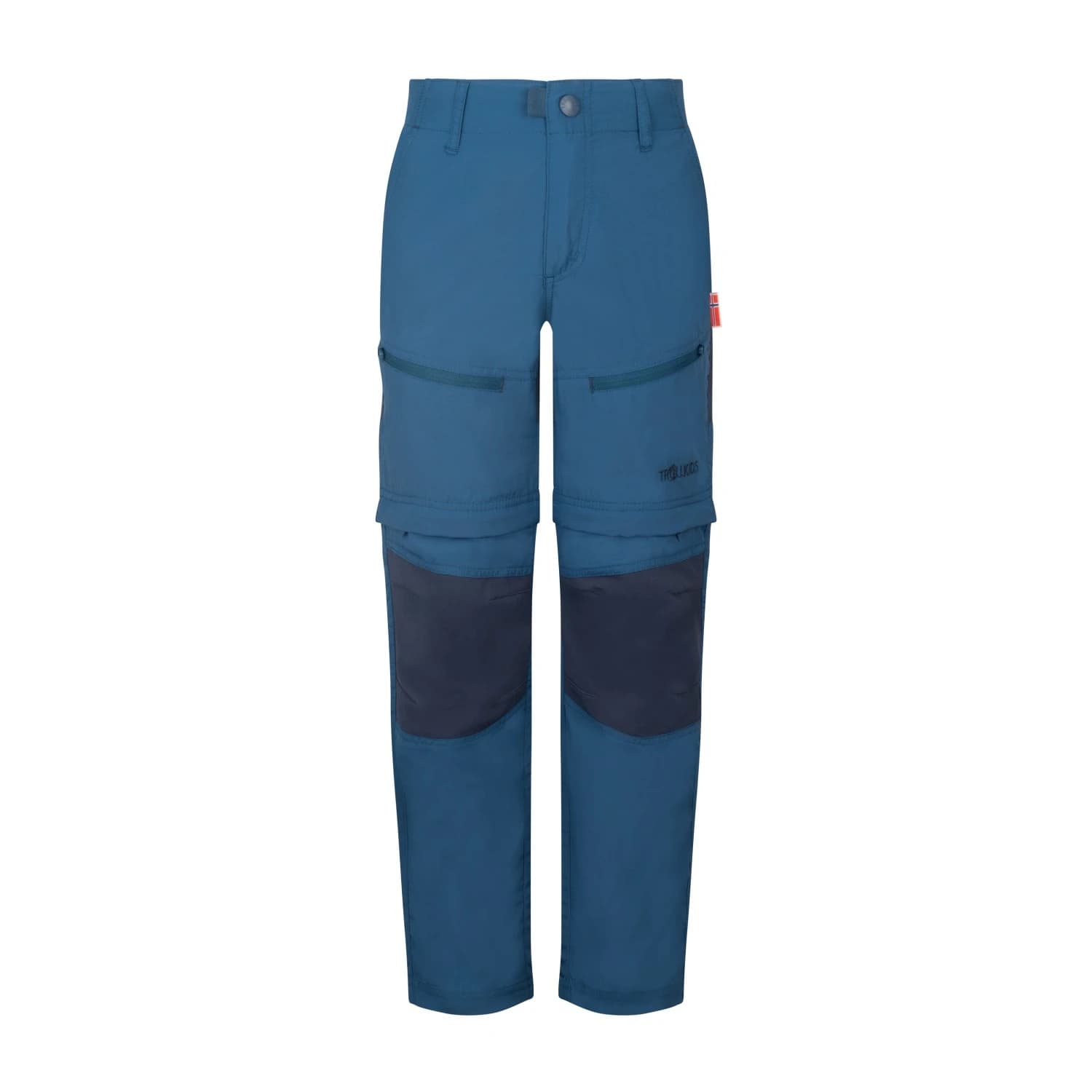 Детски панталон със свалящи крачоли Trollkids Kid's Nordfjord Zip-Off Pants Walking trousers - Madeira Blue