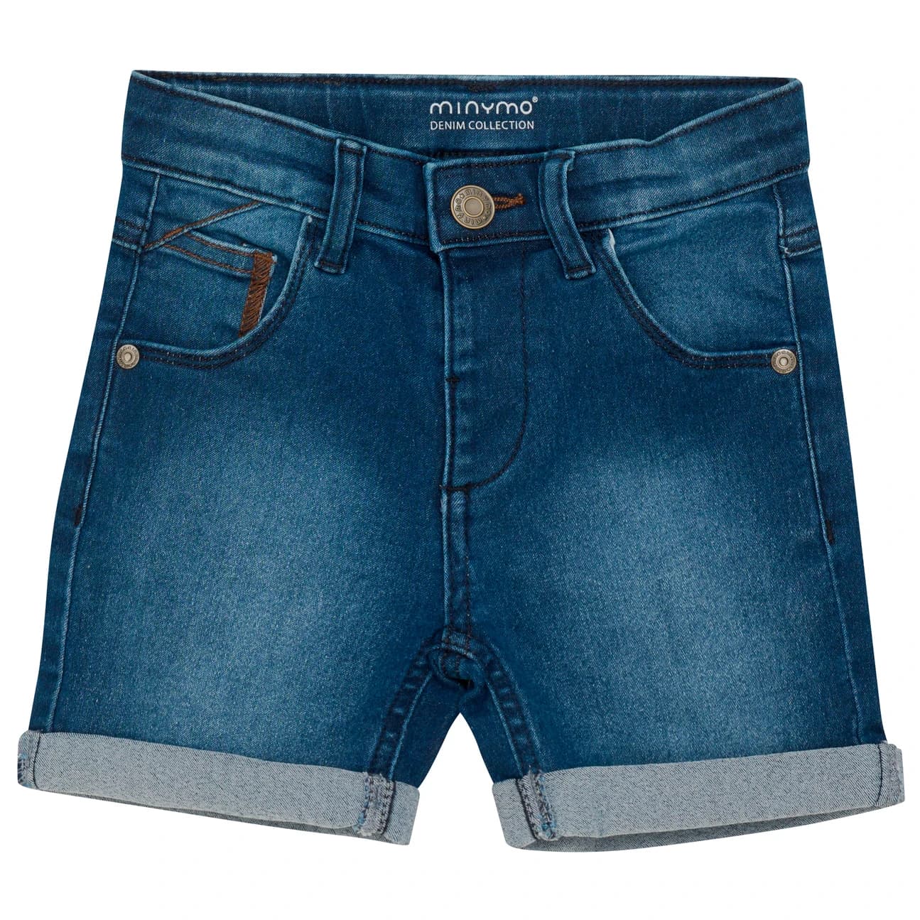 Детски къси панталони Minymo Kid's Shorts Power Stretch Shorts - Denim