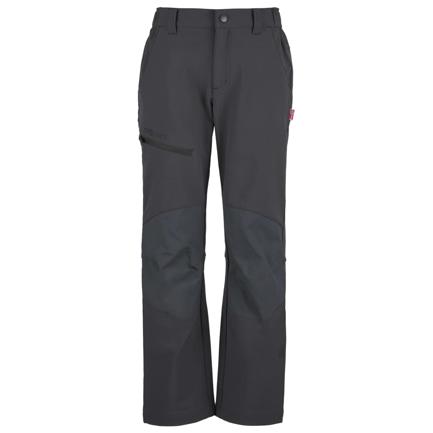 Детски софтшел панталон Trollkids Kid's Lysefjord Pants XT Softshell trousers - Anthracite