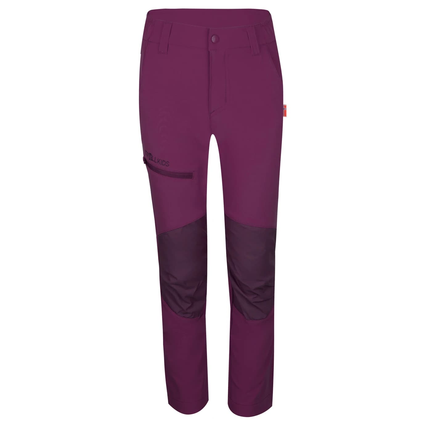 Детски софтшел панталон Trollkids Kid's Lysefjord Pants XT Softshell trousers - Mulberry