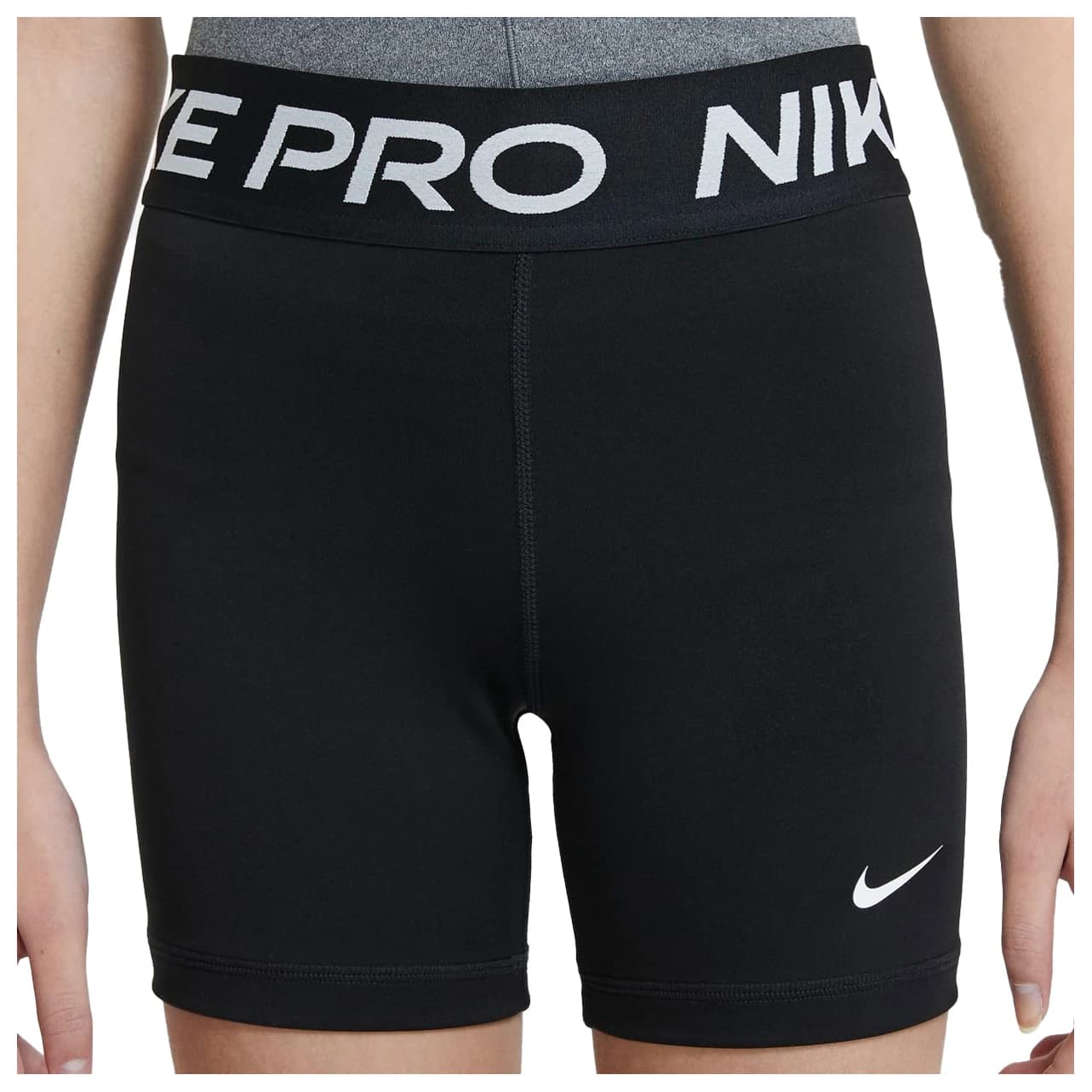 Шорти за бягане Nike Girl's Pro Shorts Running shorts - Black / White