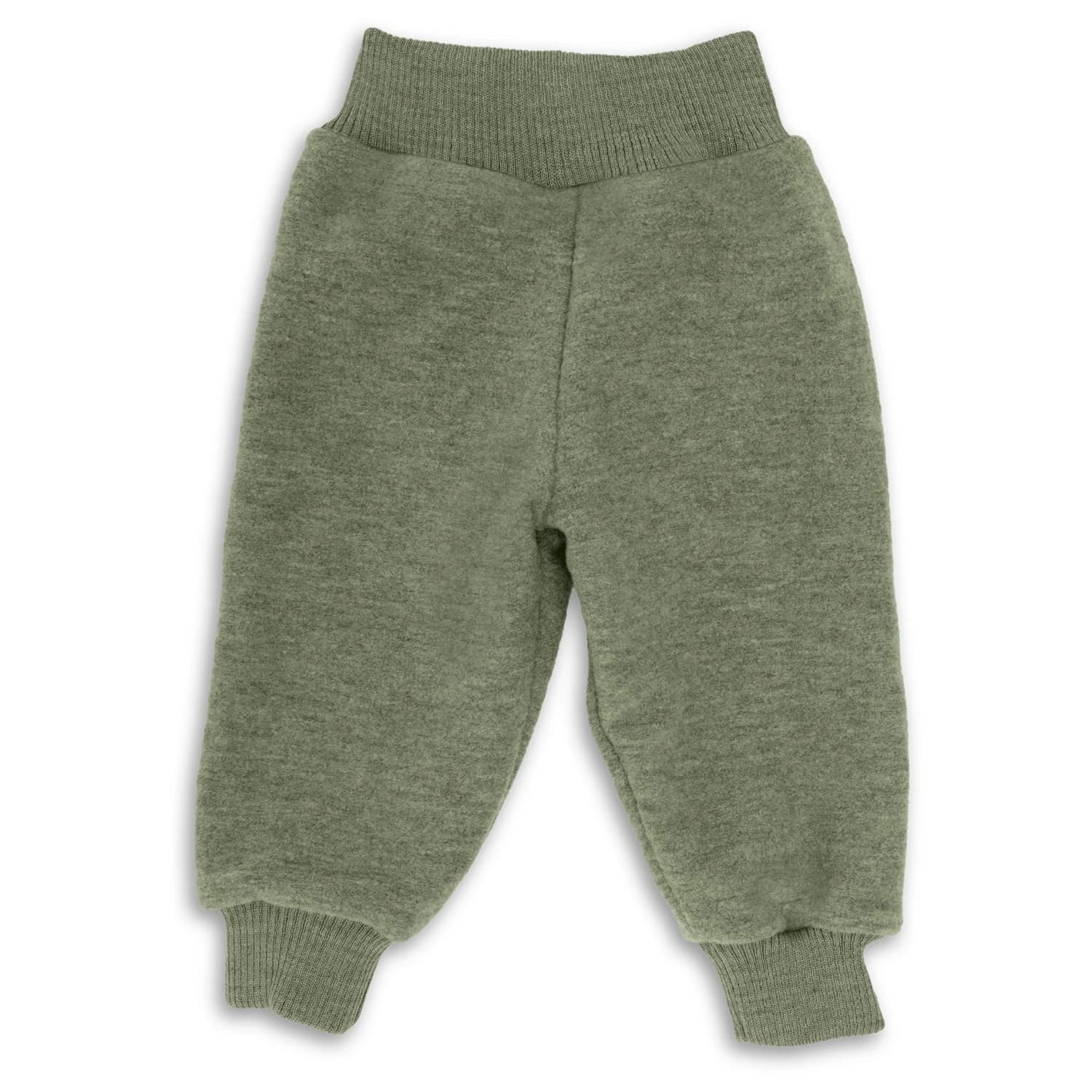 Ежедневен панталон Engel Baby Trousers Wool Casual trousers - Salbeigrün Melange
