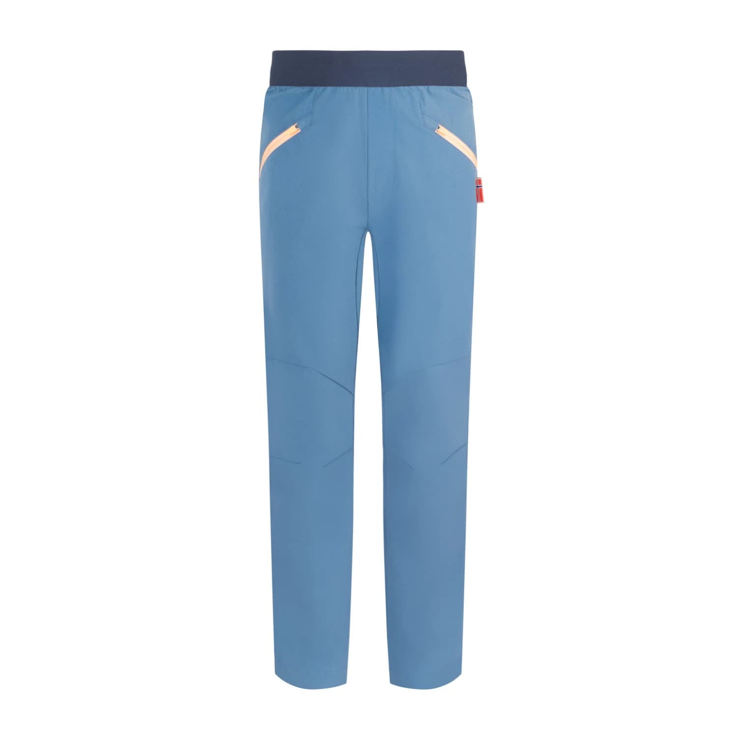 Детски панталон за боулдър Trollkids Kid's Tronfjell Pant Bouldering trousers - Cornflower / Navy / Coral Haze