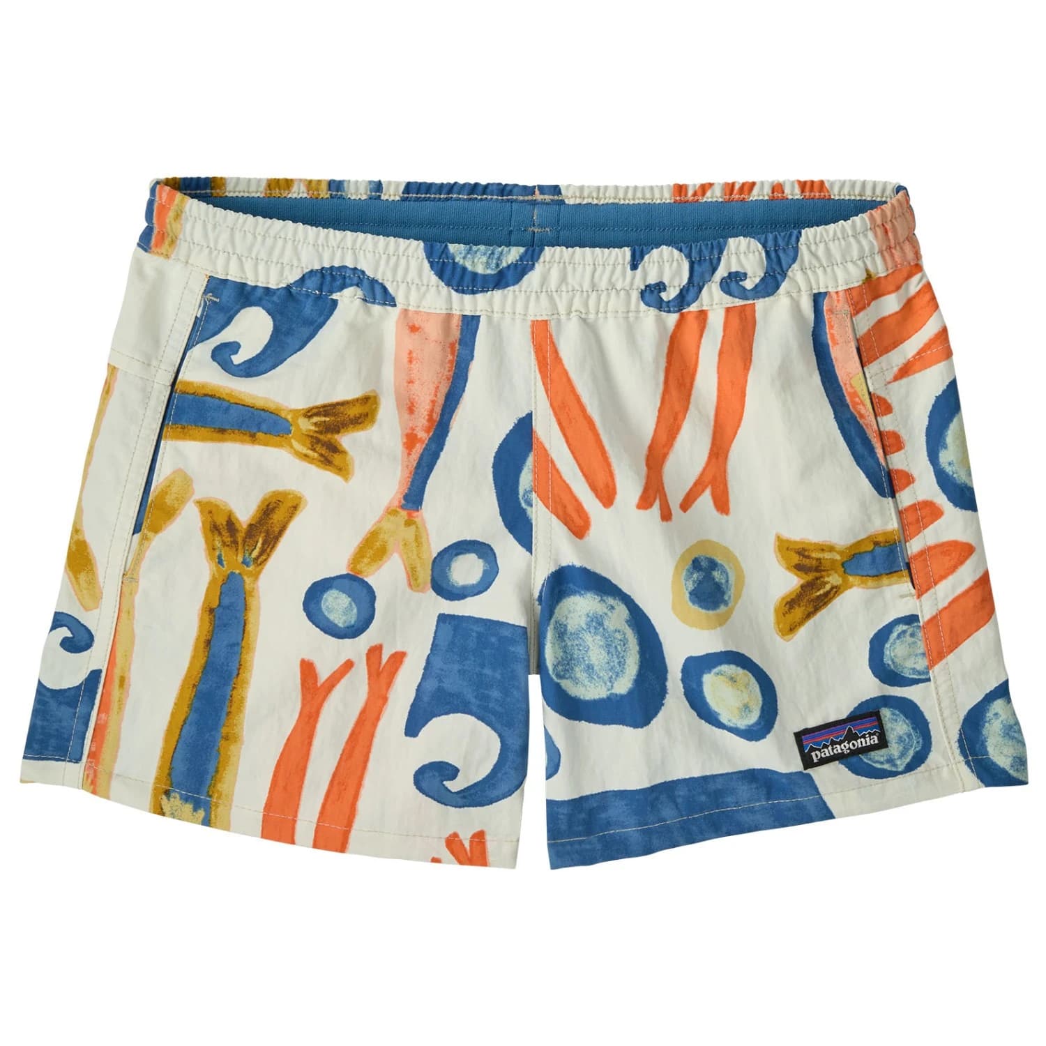 Детски къси панталони Patagonia Kid's Baggies Shorts 4'' Unlined Shorts - Sardines: Natural
