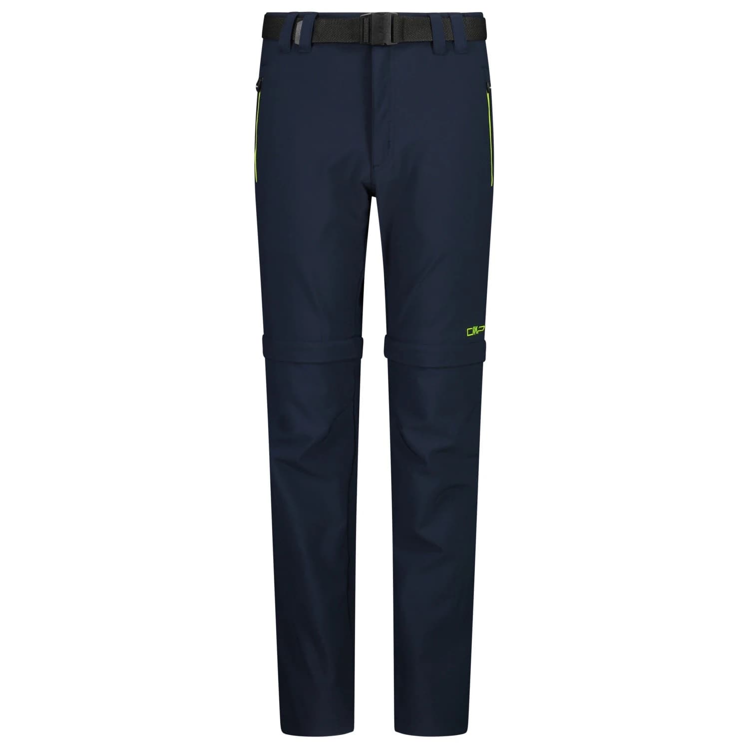 Панталон със свалящи крачоли Cmp Boy's Zip Off Pant with Belt Zip-off trousers - Black Blue / Limegreen
