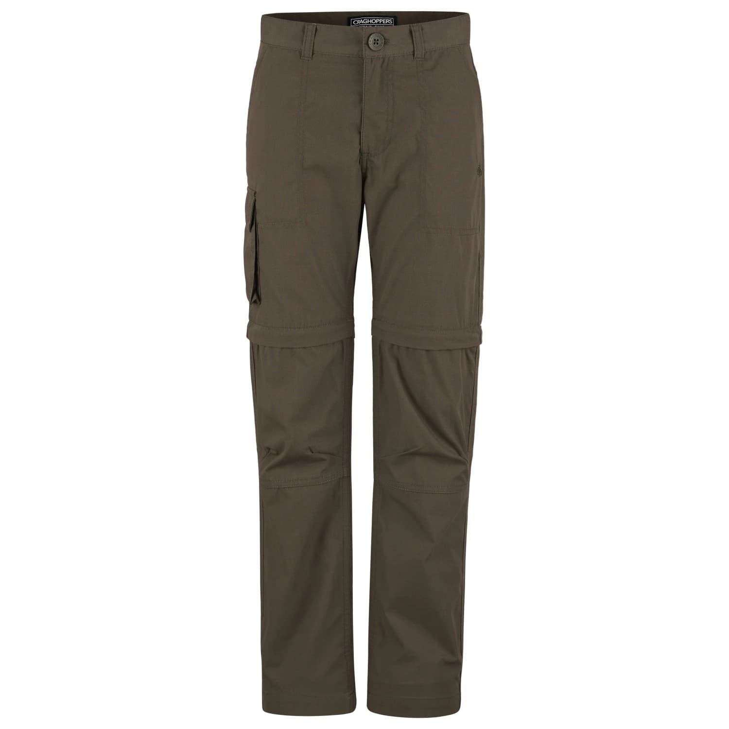 Детски панталон със свалящи крачоли Craghoppers Kid's Kiwi Cargo II Convertible Hose Zip-off trousers - Woodland Green