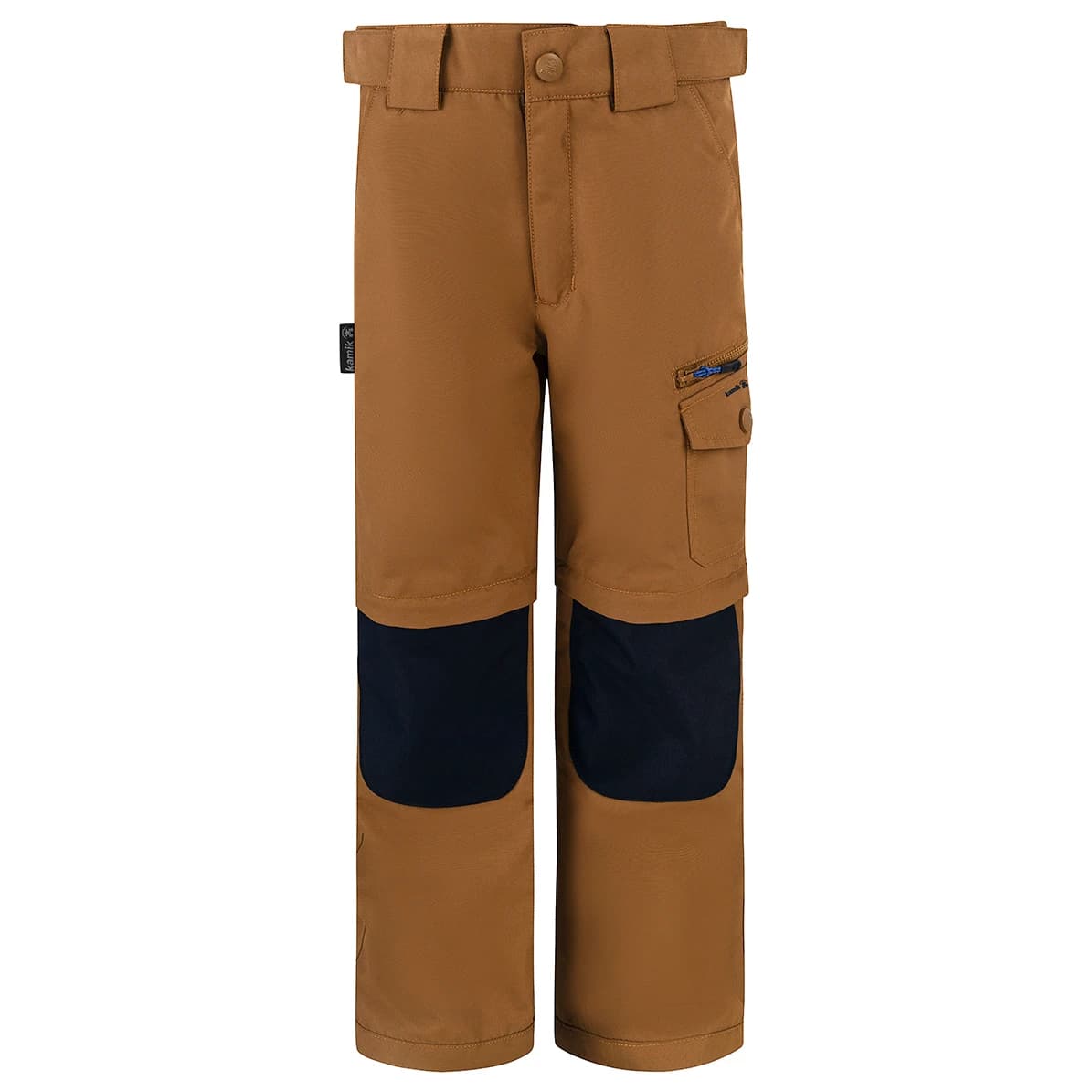 Детски панталон със свалящи крачоли Kamik Kid's Slayer Zip-off trousers - Brown