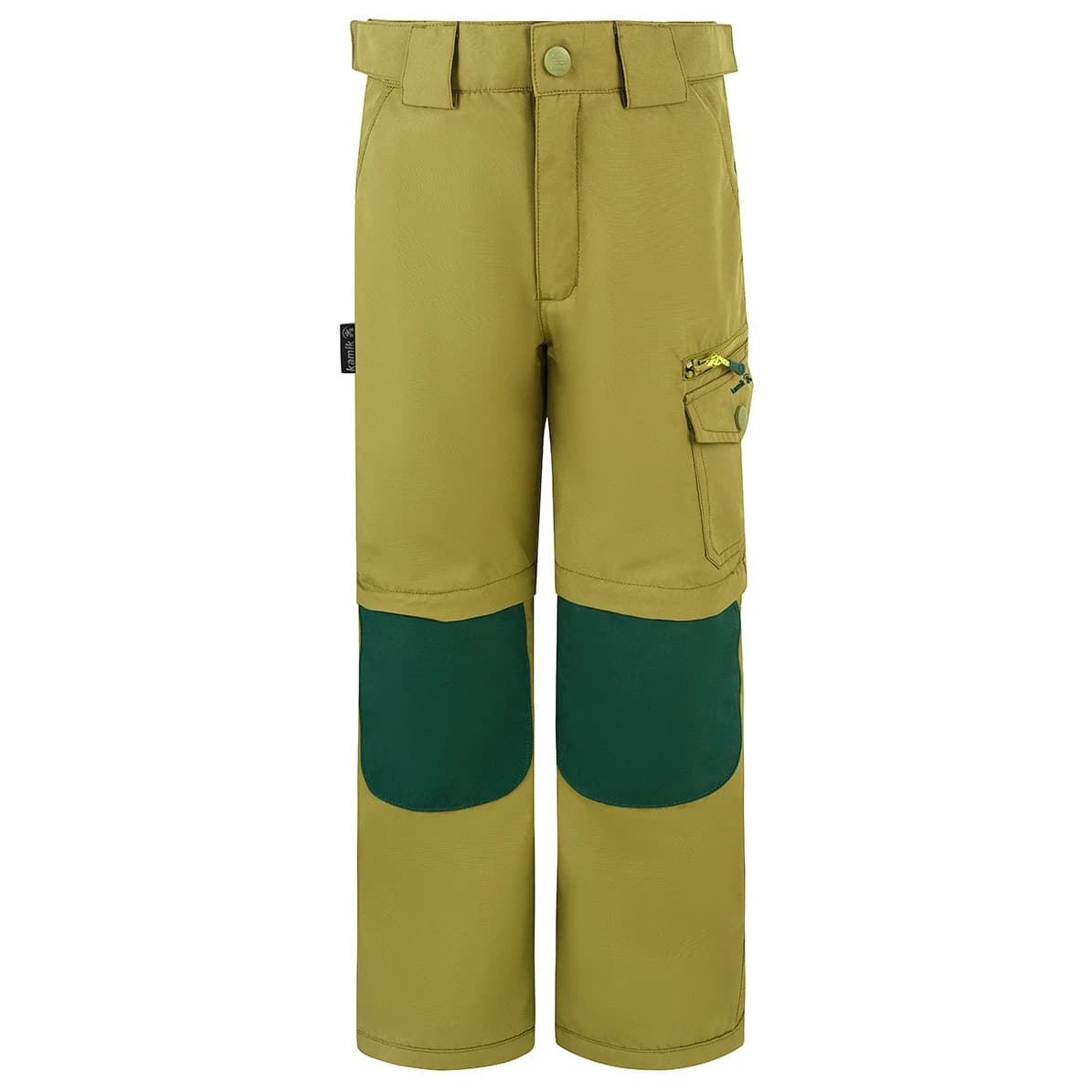 Детски панталон със свалящи крачоли Kamik Kid's Slayer Zip-off trousers - Sage