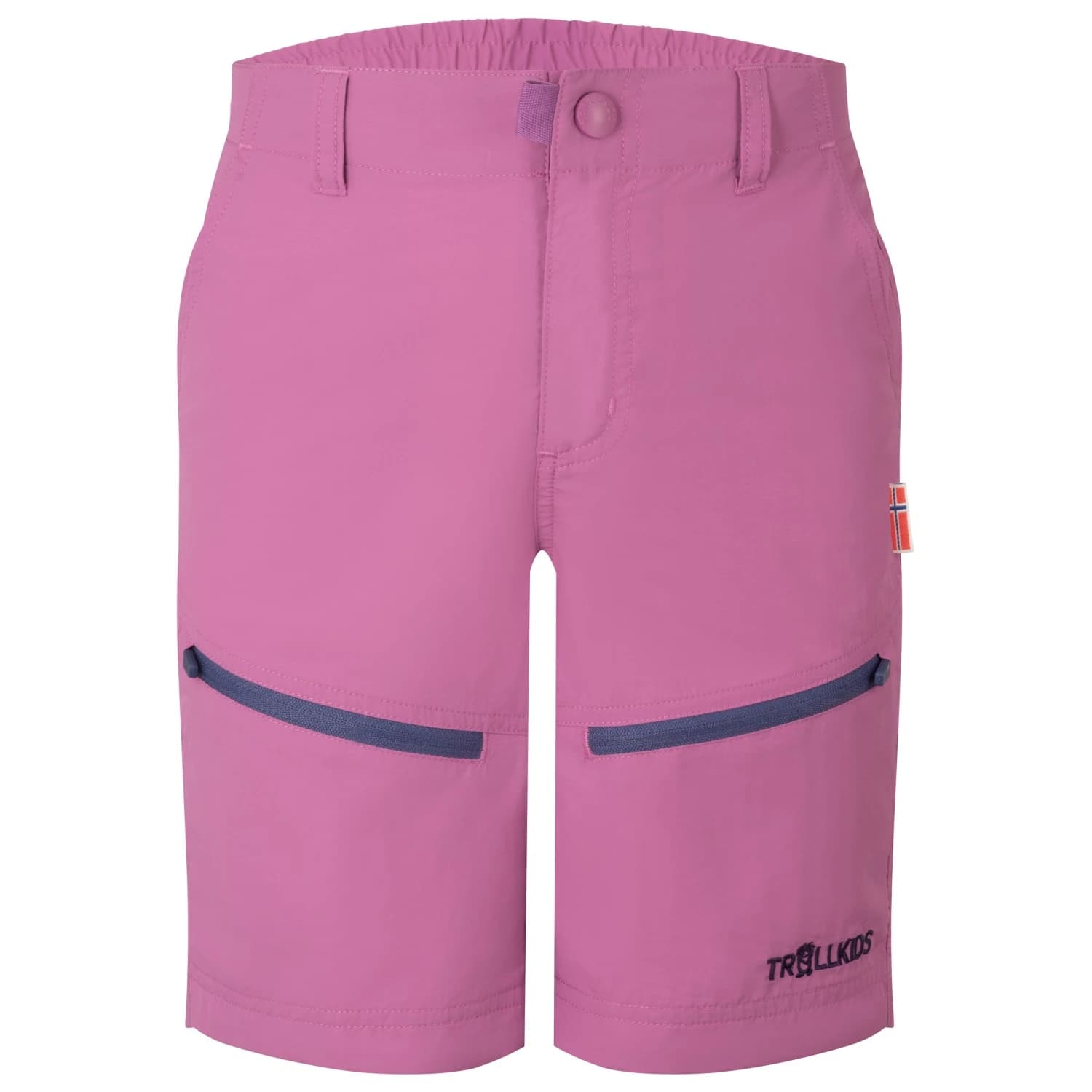 Детски къси панталони Trollkids Kid's Seiland Shorts - Mallow Pink / Violet Blue