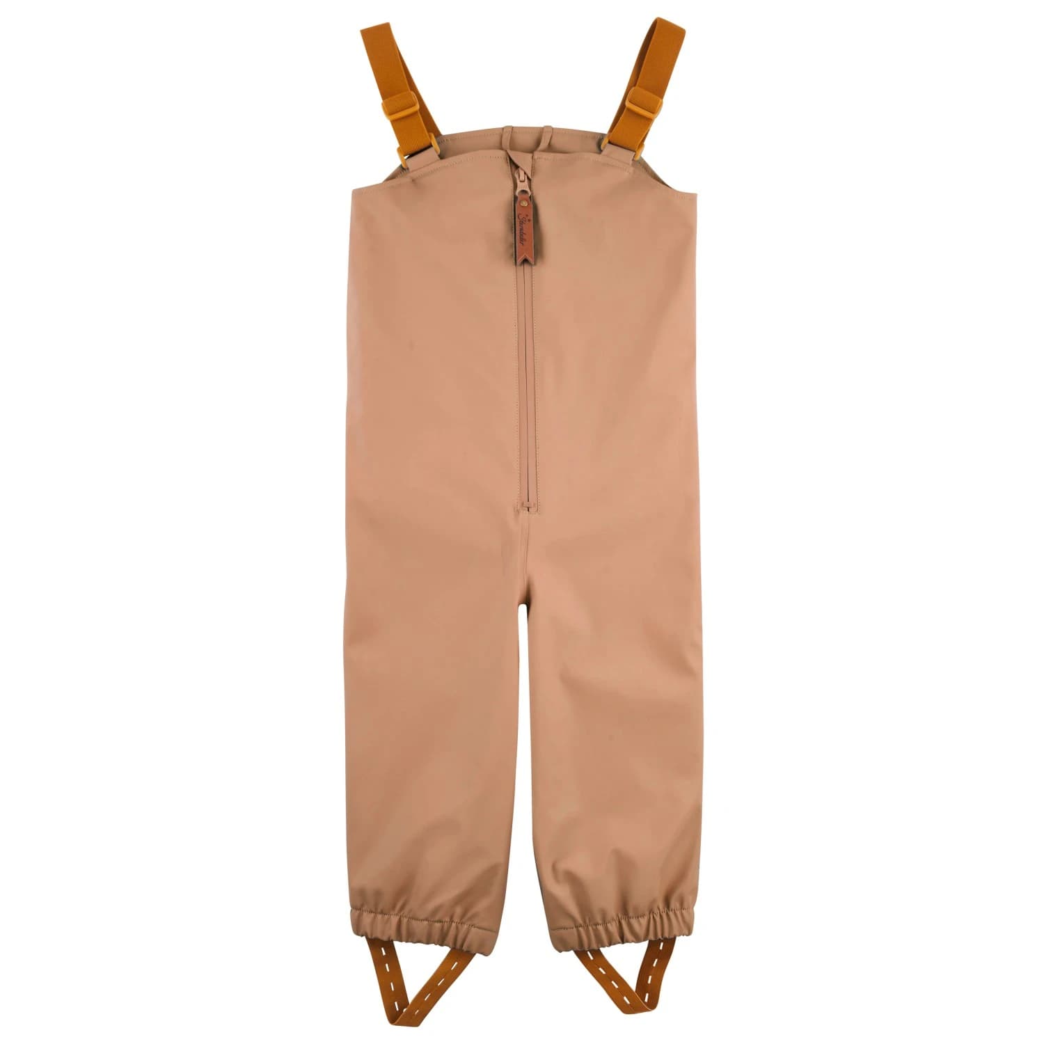 Детски водоустойчив панталон Sterntaler Kids' Unlined Rain Trousers with Straps Waterproof trousers - Lehmbraun