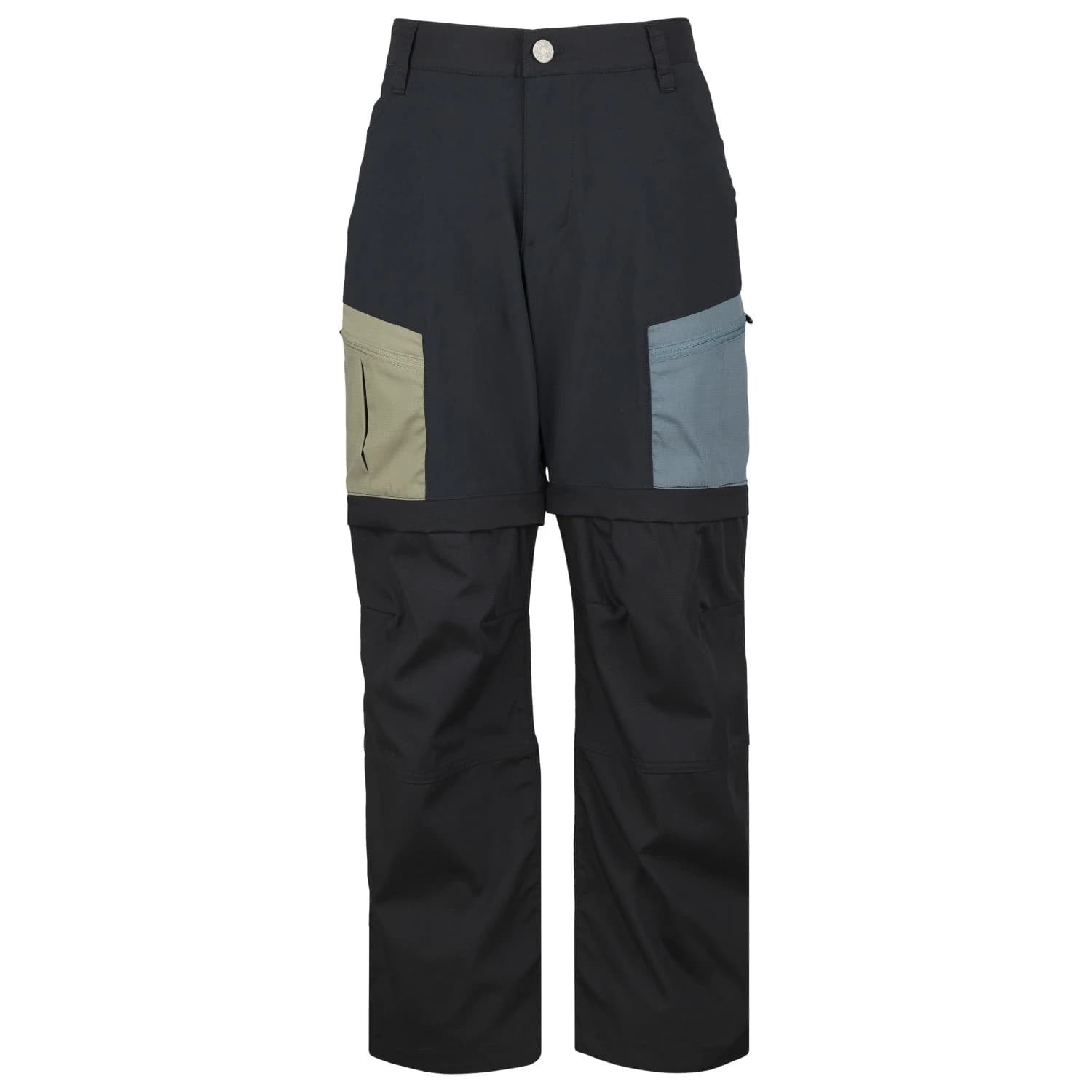Детски панталон със свалящи крачоли Stoic Kid's FalunSt. Tour Zip-Off Pants Light Zip-off trousers - Black / Lichen Green / Storm Blue