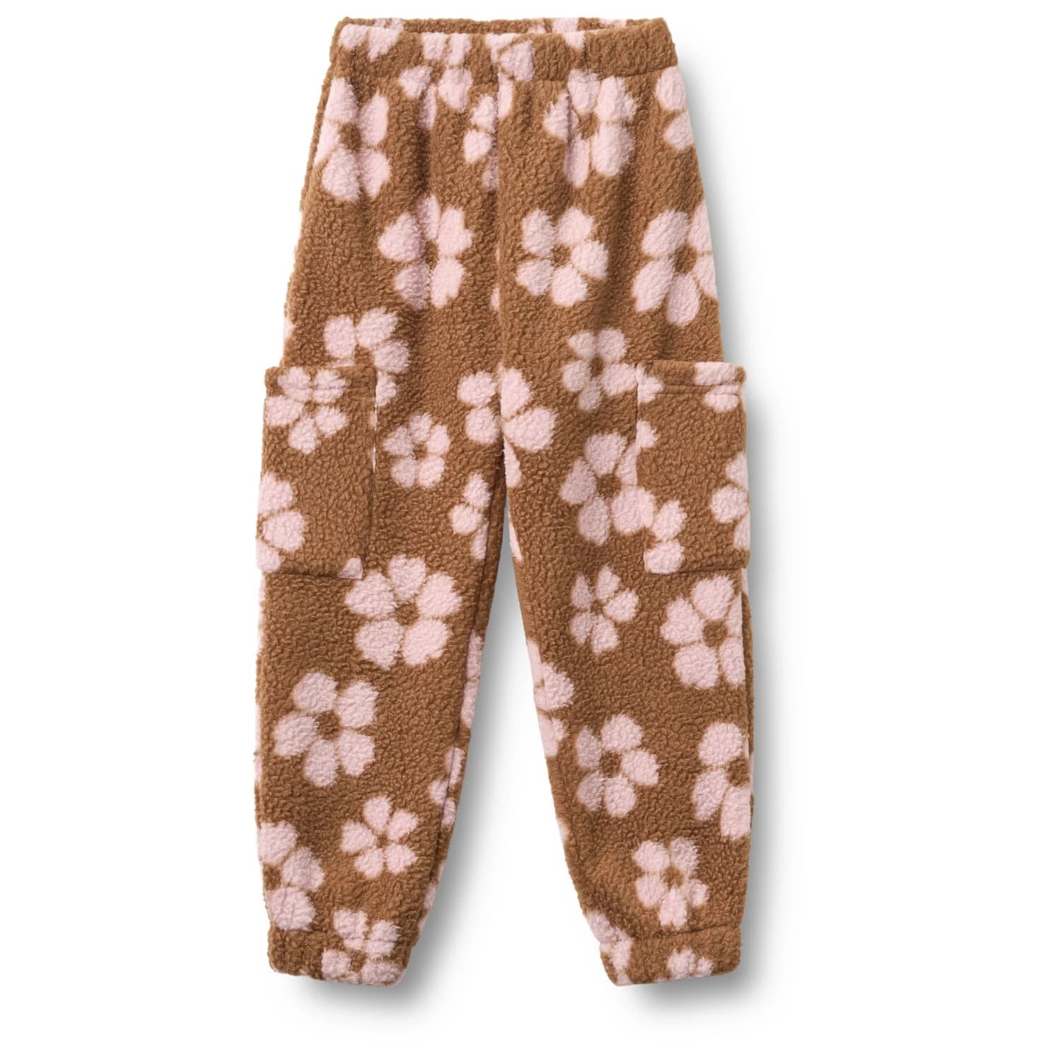 Детски поларен панталон WHEAT Kid's Suun Fleece trousers - Warm Hazel Flowers