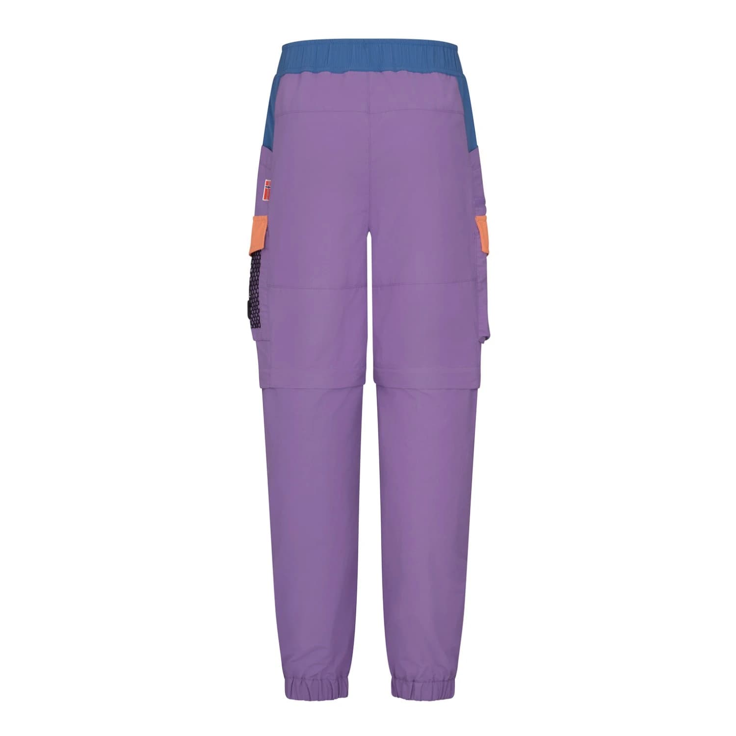 Детски панталон със свалящи крачоли Trollkids Kid's Lillesand Pants Casual trousers - Violet Sorbet / Cornflower / Coral Haze