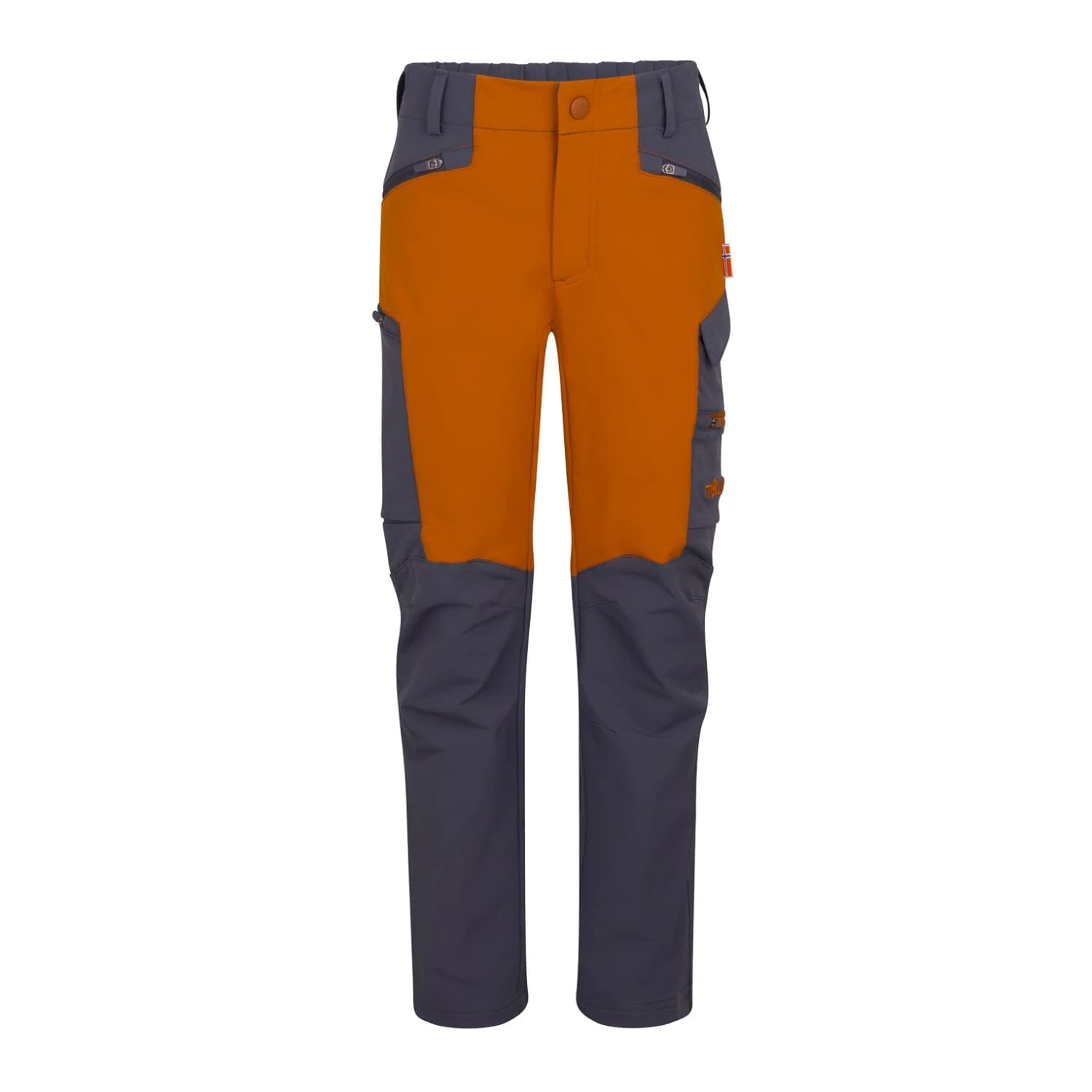 Детски туристически панталон Trollkids Kid's Seiland Pants Walking trousers - Cinnamon / Graphite