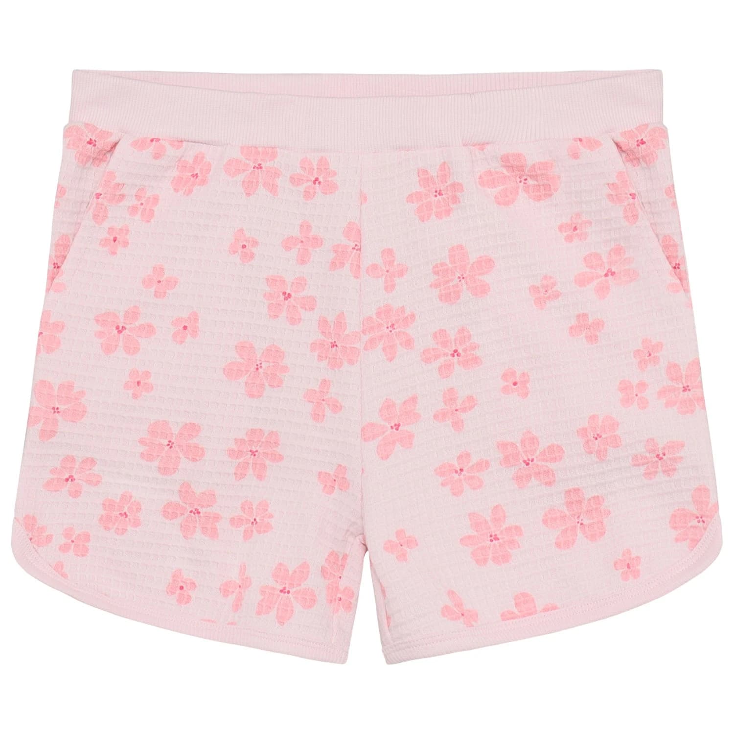 Детски къси панталони Minymo Kid's Shorts Sweat AOP Shorts - Raindrops On Roses
