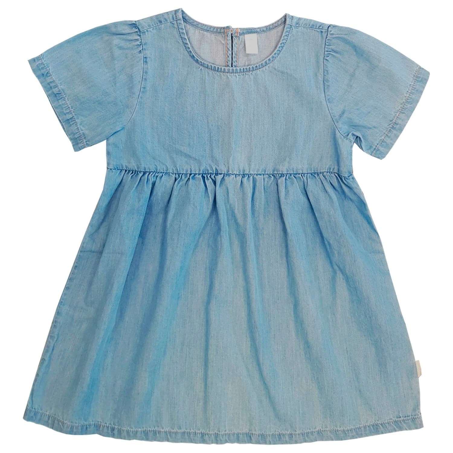 Детска рокля maximo Kids' Mini Girls' Denim-Look Dress - Denim