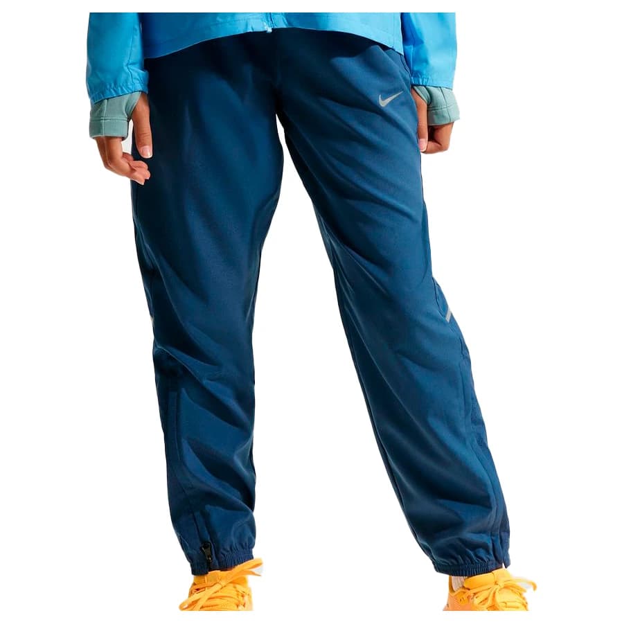 Детски анцунг долнище Nike Kid's Dri-Fit Miler Pant Woven Tracksuit trousers - Mystic Navy / Reflective Silver