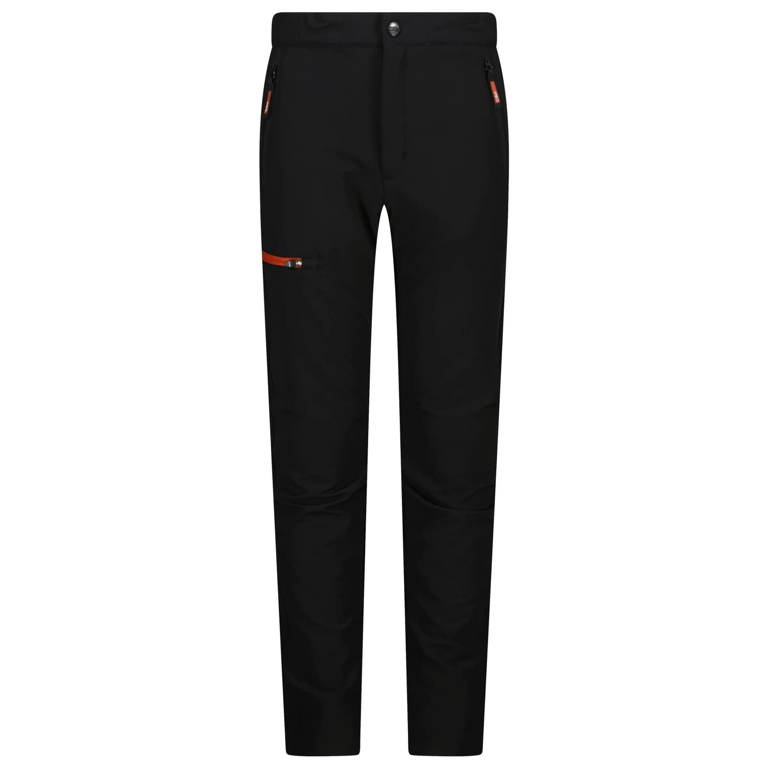 Детски туристически панталон CMP Kid's Long Pant 35T3244 Softshell trousers - Nero / Brick