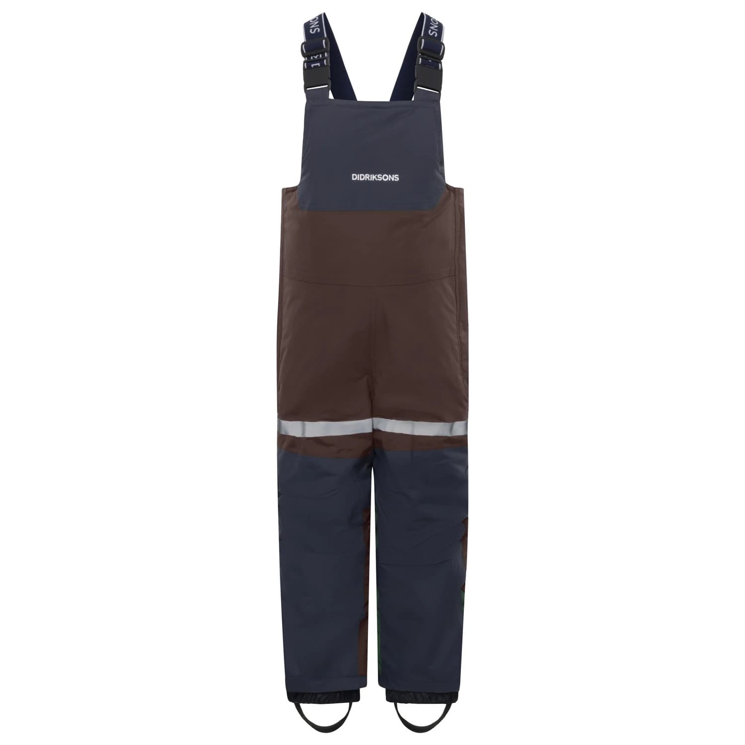 Детски водоустойчив панталон Didriksons Kid's Bjärven Bib Pants Waterproof trousers - Shadow Brown