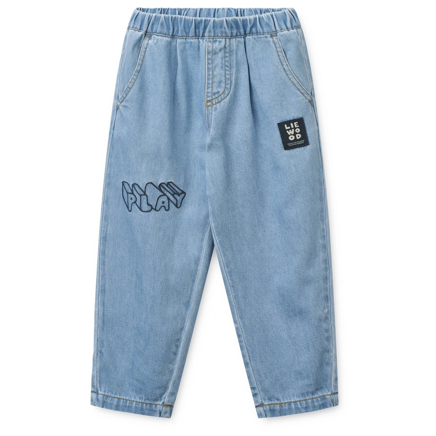 Детски дънки LIEWOOD Kid's Borris Placement Light Denim Jeans - Play / Denim