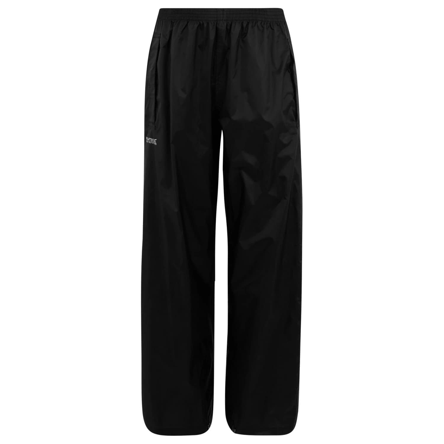 Детски водоустойчив панталон Regatta Kid's Pack-It Overtrousers Waterproof trousers - Black