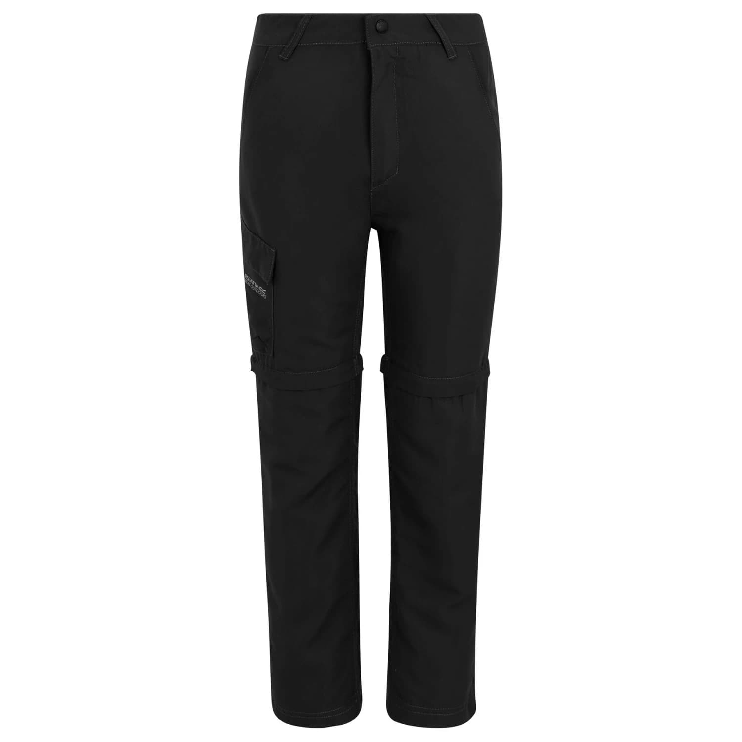 Детски панталон със свалящи крачоли Regatta Kid's Sorcer Zip Off Trousers III Zip-off trousers - Black