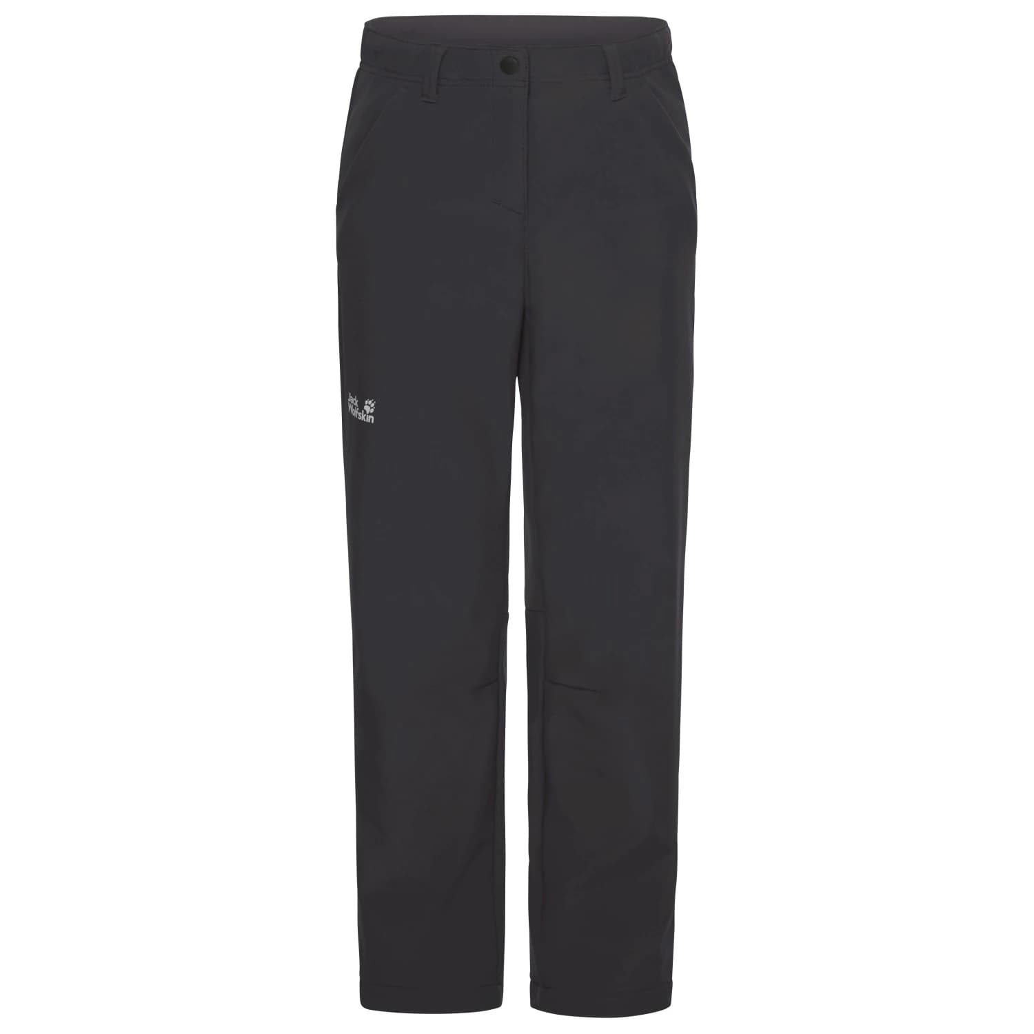 Детски софтшел панталон Jack Wolfskin Kid's Fourwinds Pants Softshell trousers - Black