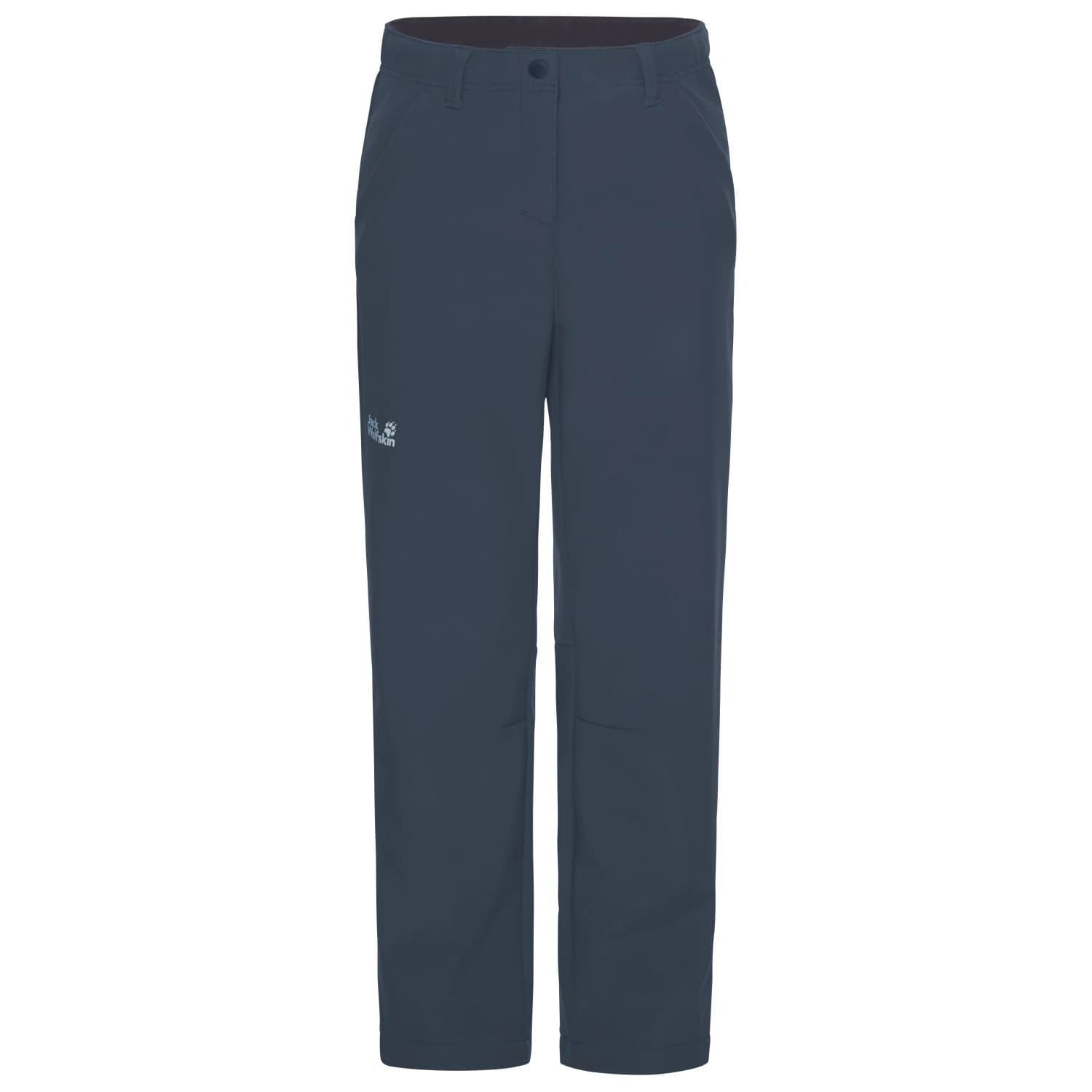 Детски софтшел панталон Jack Wolfskin Kid's Fourwinds Pants Softshell trousers - Midnight Sky