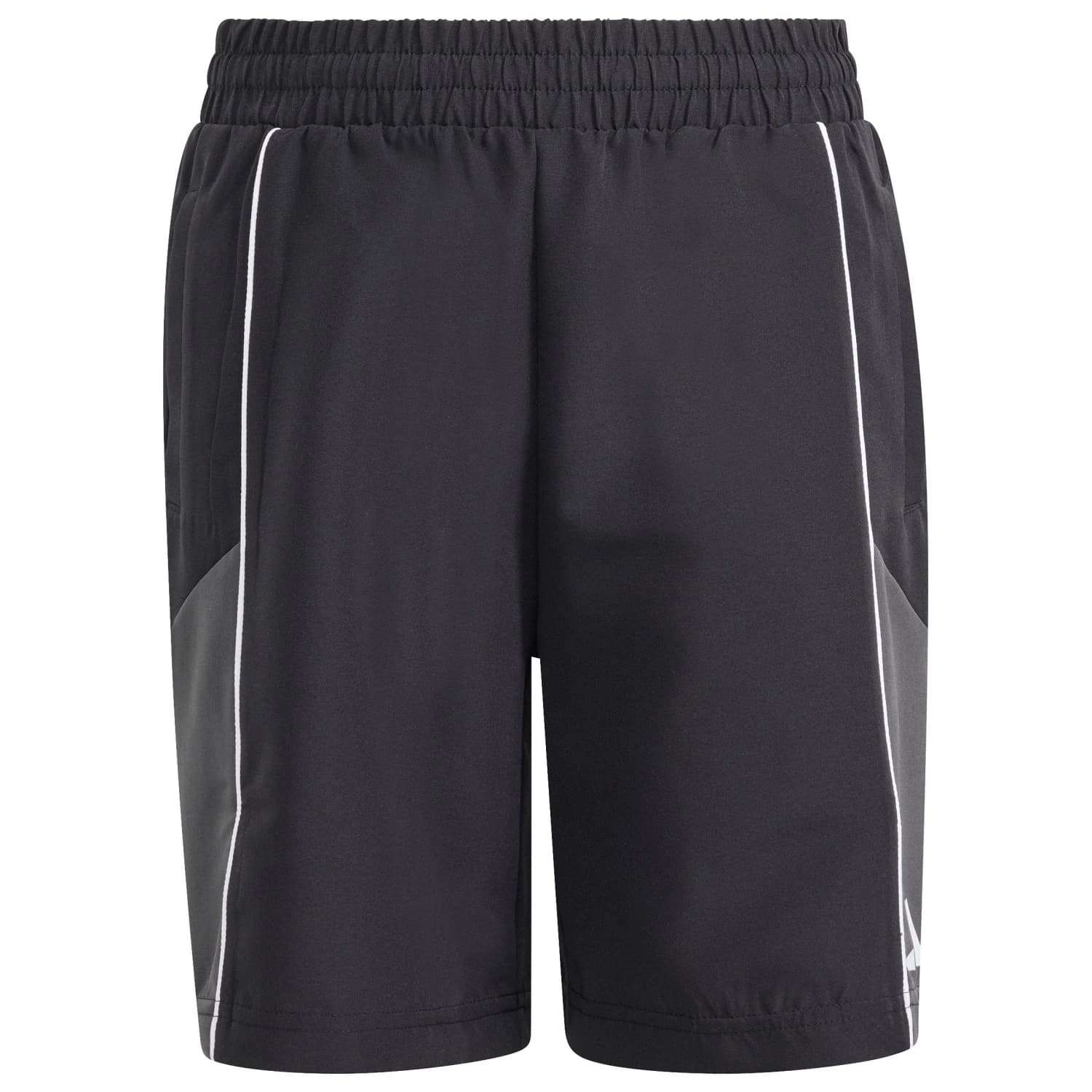 Детски къси панталони adidas Kid's Color Block Woven Shorts - Black / Grey Six / White