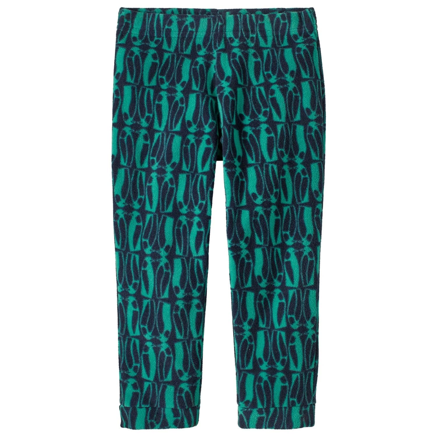 Поларен панталон Patagonia Baby's Micro D Bottoms Fleece trousers - Geo Penguin: Solo Teal