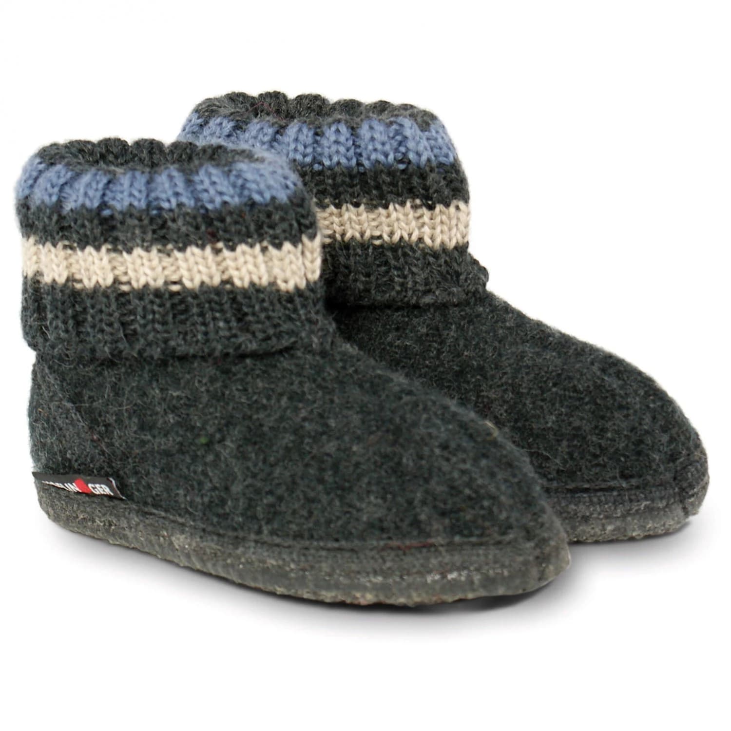 Детски пантофи Haflinger Kids Paul Slippers - Graphite