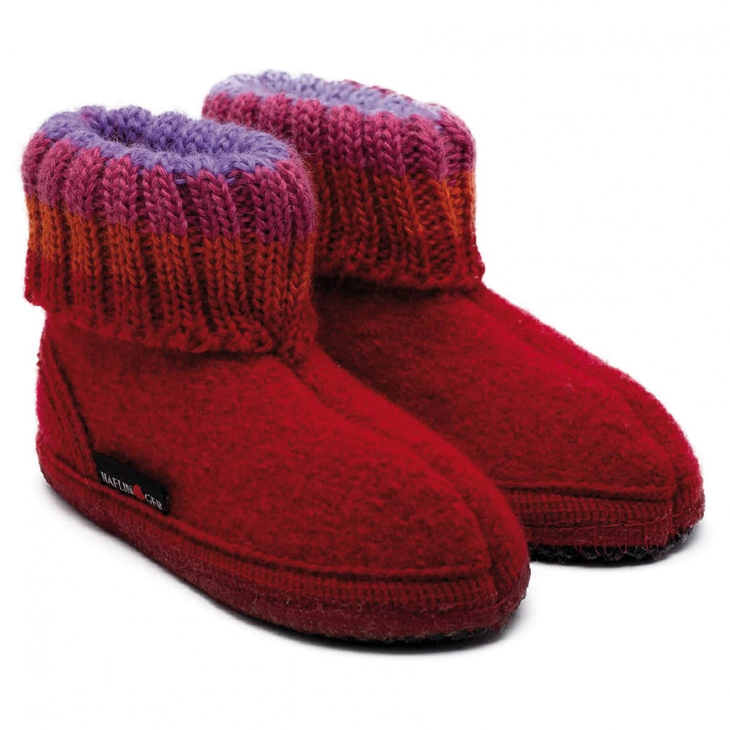 Детски пантофи Haflinger Kids Paul Slippers - Brick Red