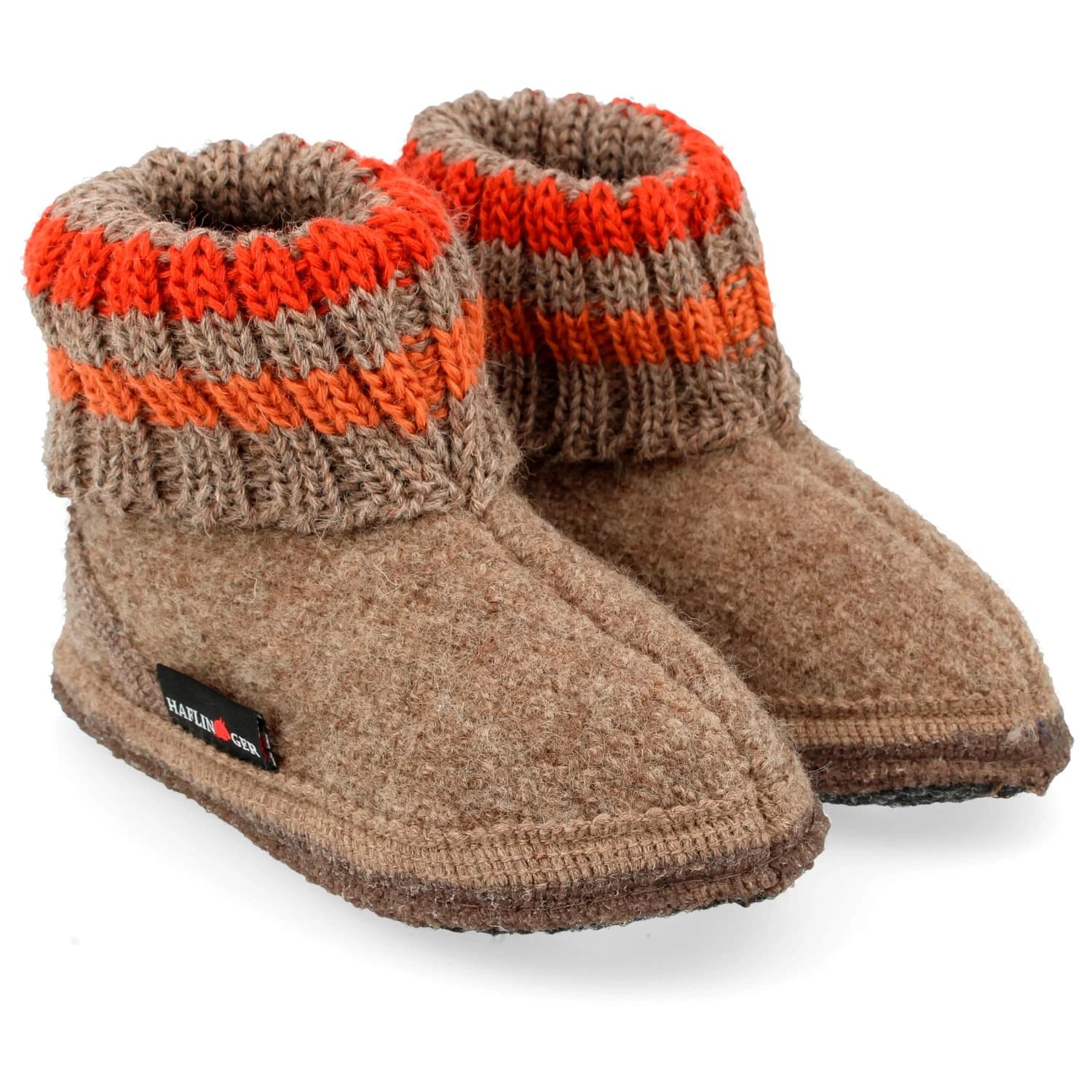 Детски пантофи Haflinger Kids Paul Slippers - Beige Melange