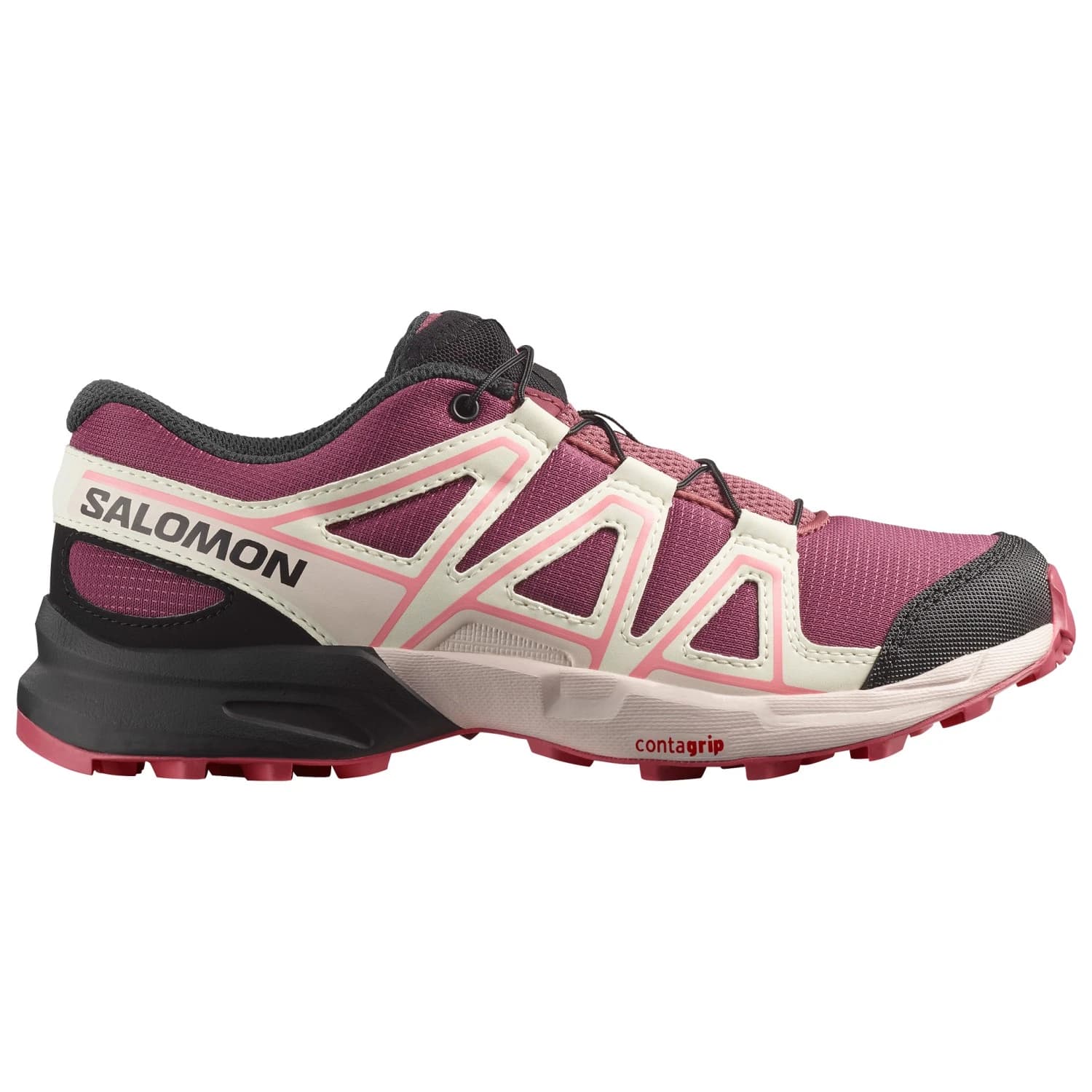Детски маратонки Salomon Kid's Speedcross Trail running shoes - Nocturne / Hushed Violet / Rouge Red
