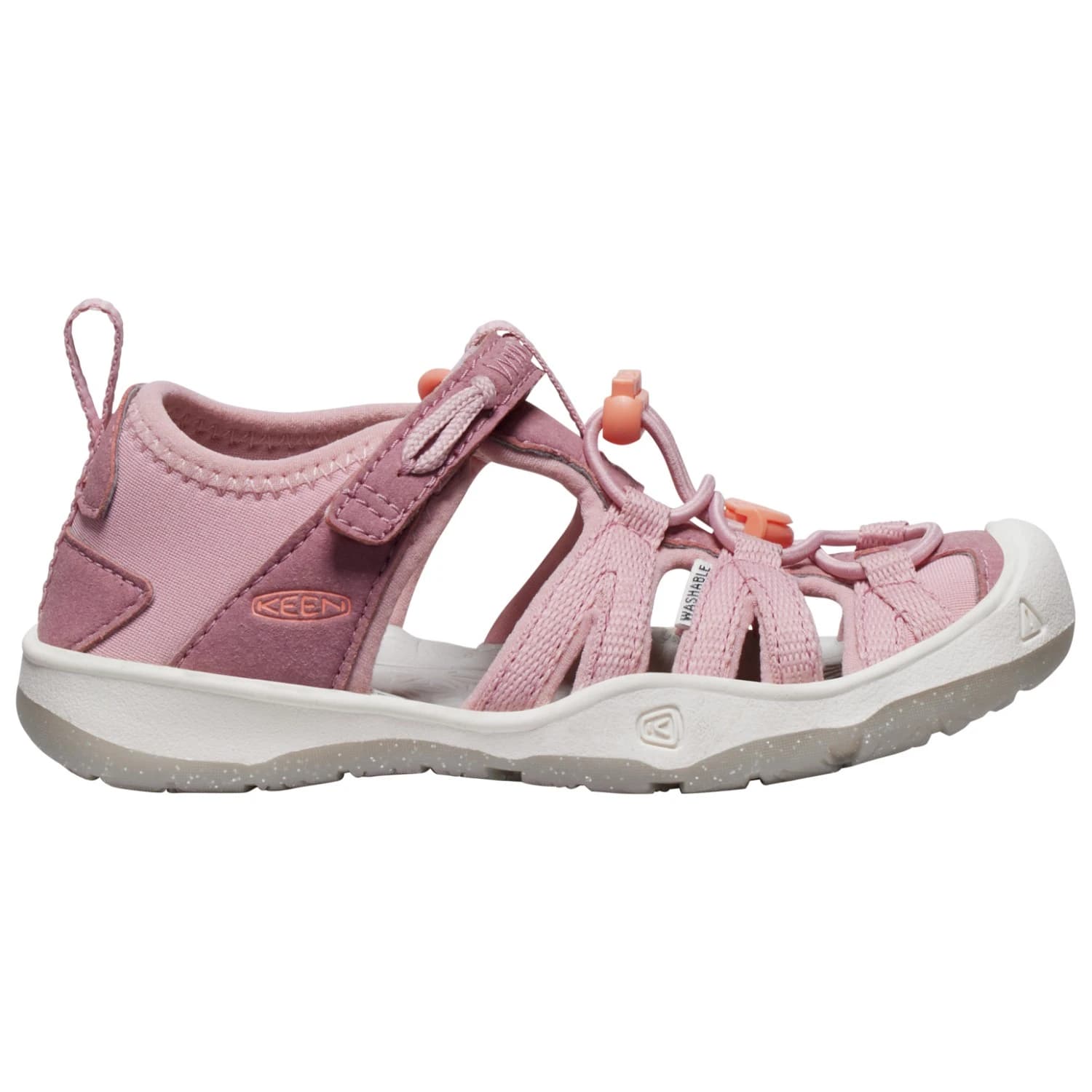 Детски сандали Keen Kid's Moxie Sandal - Nostalgia Rose / Papaya Punch