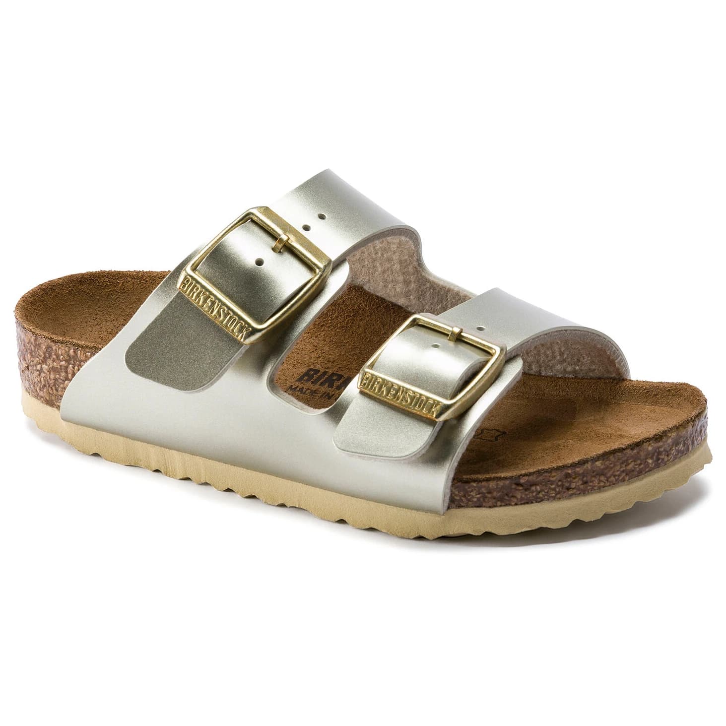 Детски сандали Birkenstock Kid's Arizona Kids BF Sandals - Electric Metallic Gold