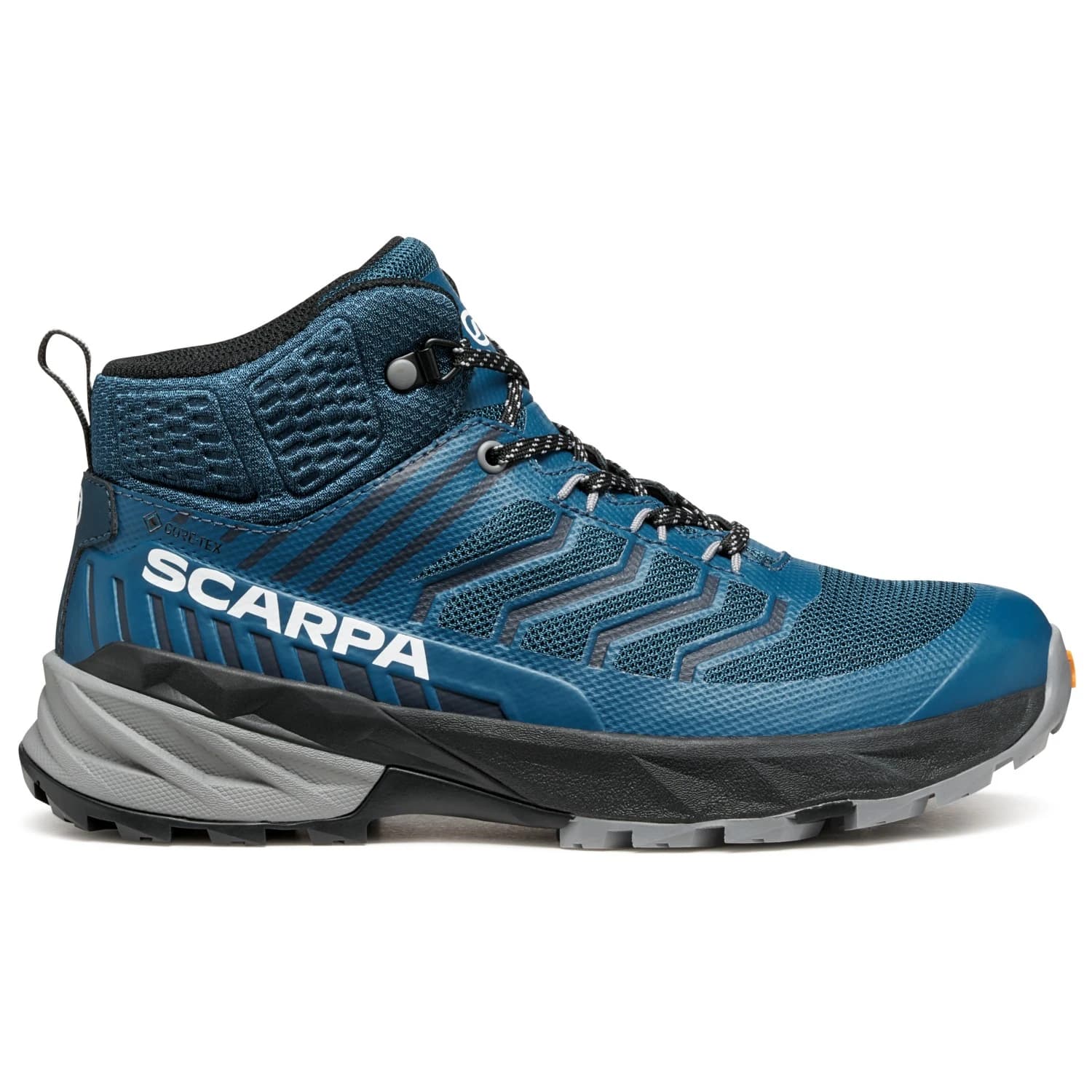 Детски туристически обувки Scarpa Kid's Rush Mid GTX Walking boots - Navy Blue / Light Grey