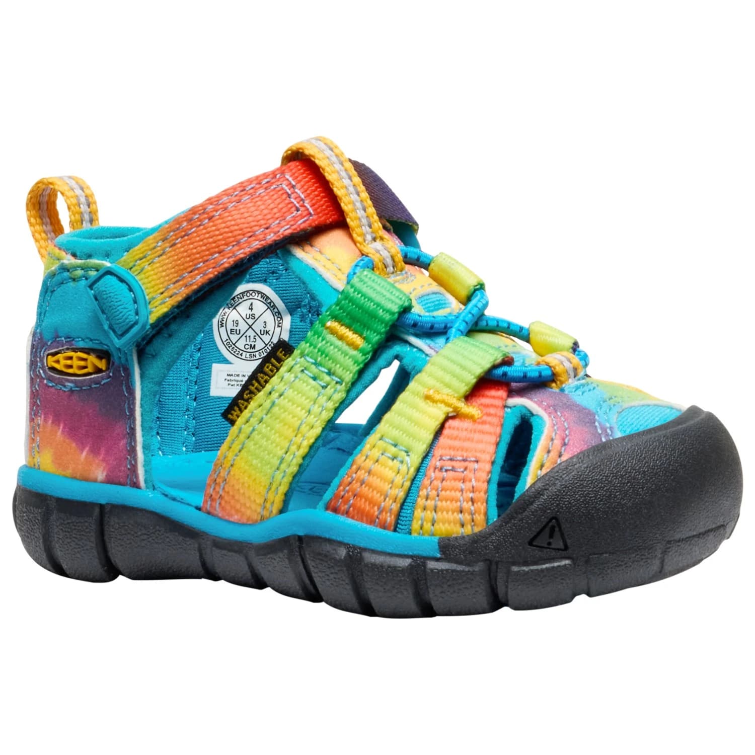 Сандали Keen Toddler's Seacamp II CNX Sandals - Vivid Blue / Original Tie Dye