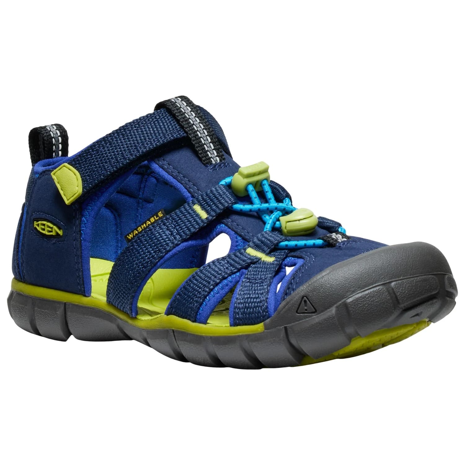 Сандали Keen Youth Seacamp II CNX Sandals - Naval Academy / Chartreuse
