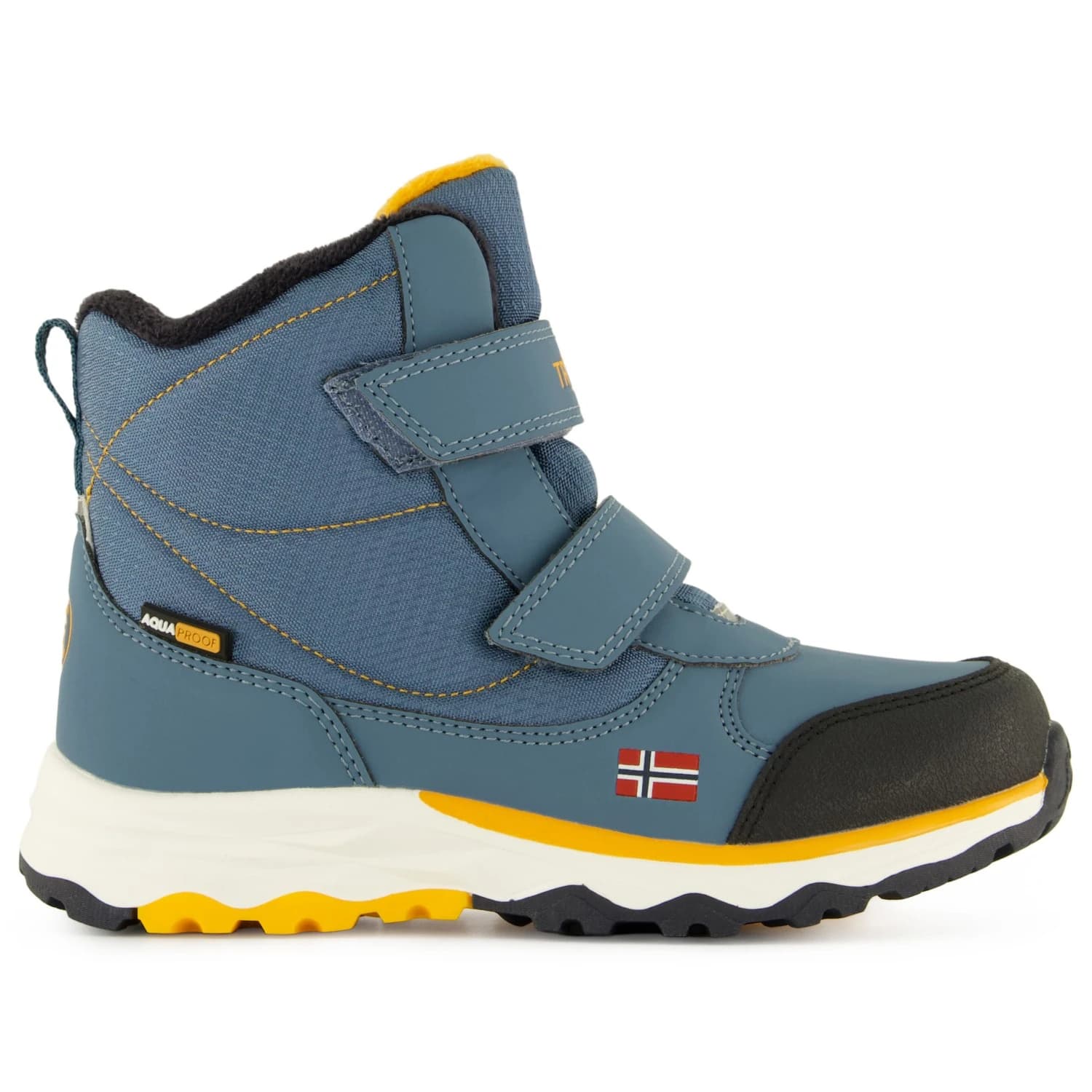 Детски зимни ботуши Trollkids Kid's Hafjell Winter Boots - Steel Blue / Navy / Mango