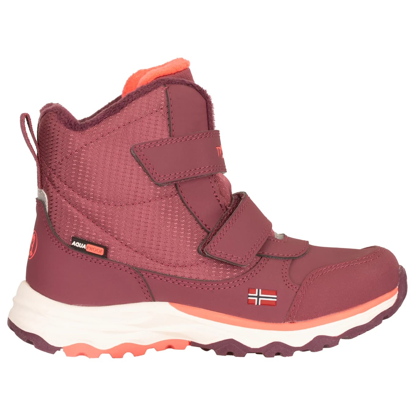 Детски зимни ботуши Trollkids Kid's Hafjell Winter Boots - Frozen Berry / Deep Ruby / Pink Salmon