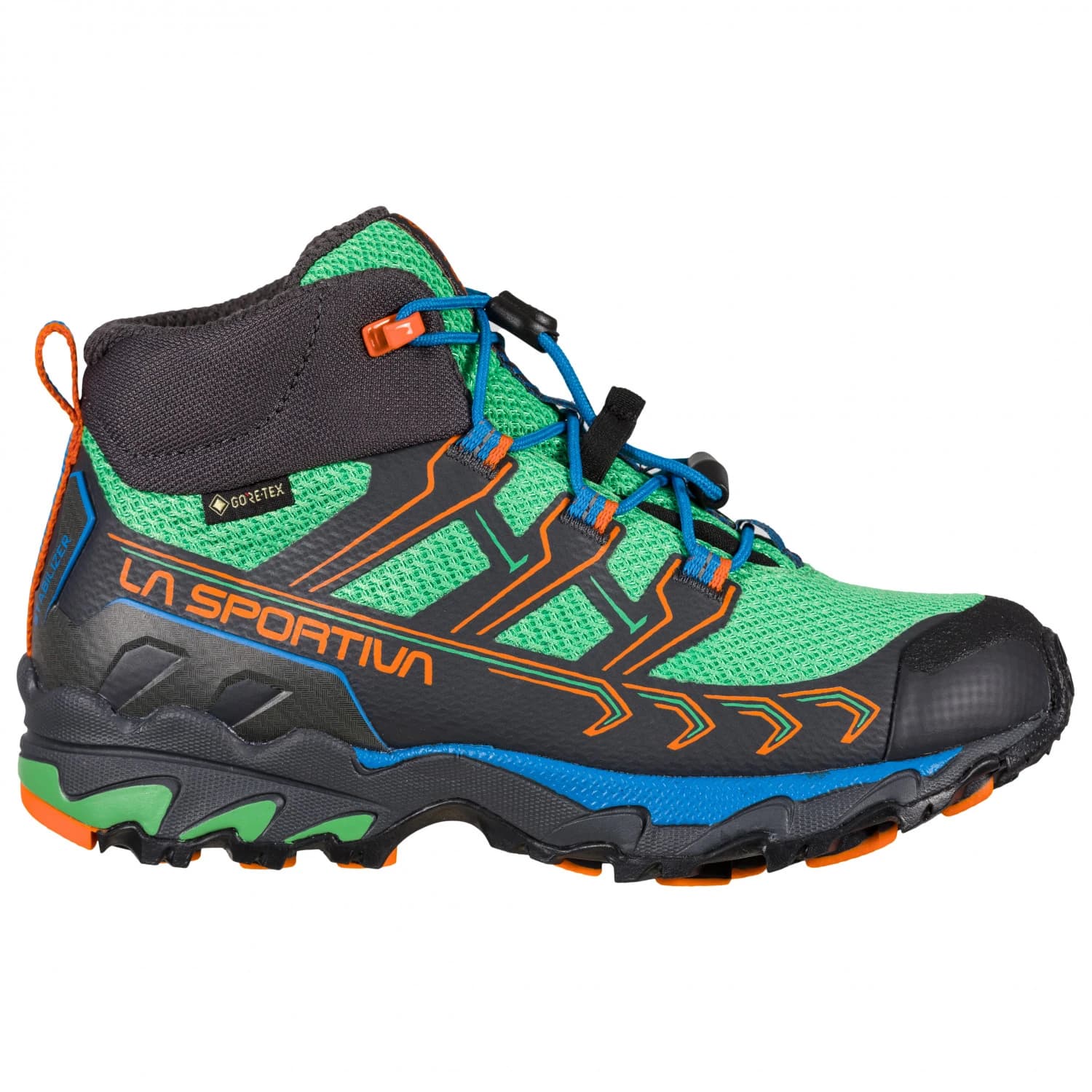 Детски туристически обувки La sportiva Kid's Ultra Raptor II Mid GTX Walking boots - Carbon / Flame