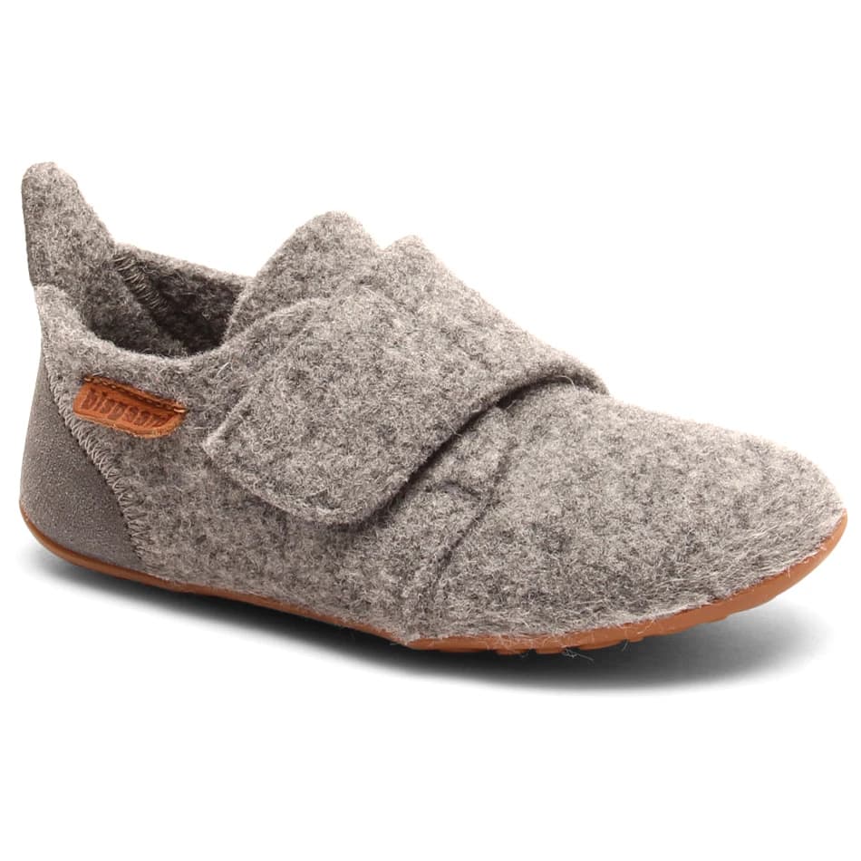 Детски пантофи Bisgaard Kid's Casual Wool Slippers - Grey