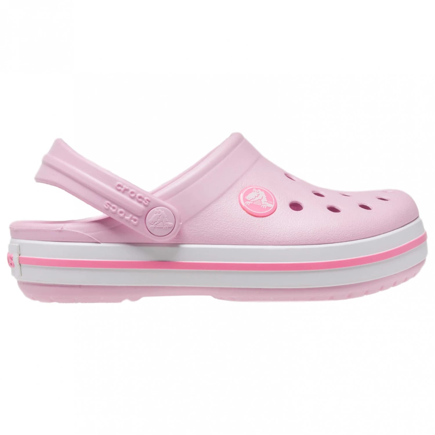 Детски сандали Crocs Kid's Crocband Clog T Sandals - Ballerina Pink